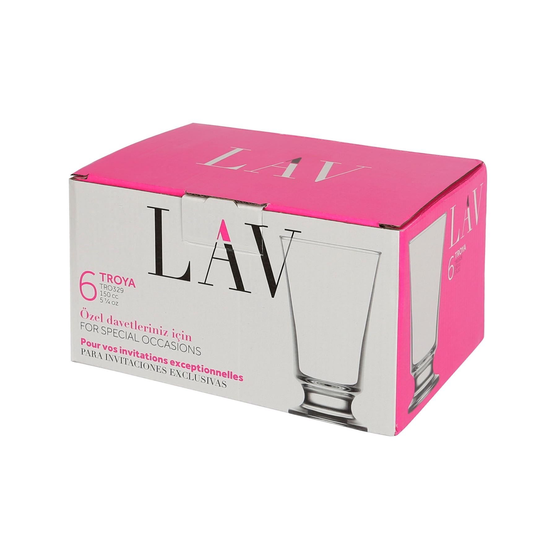 150ml Troya Glass Footed Tumbler