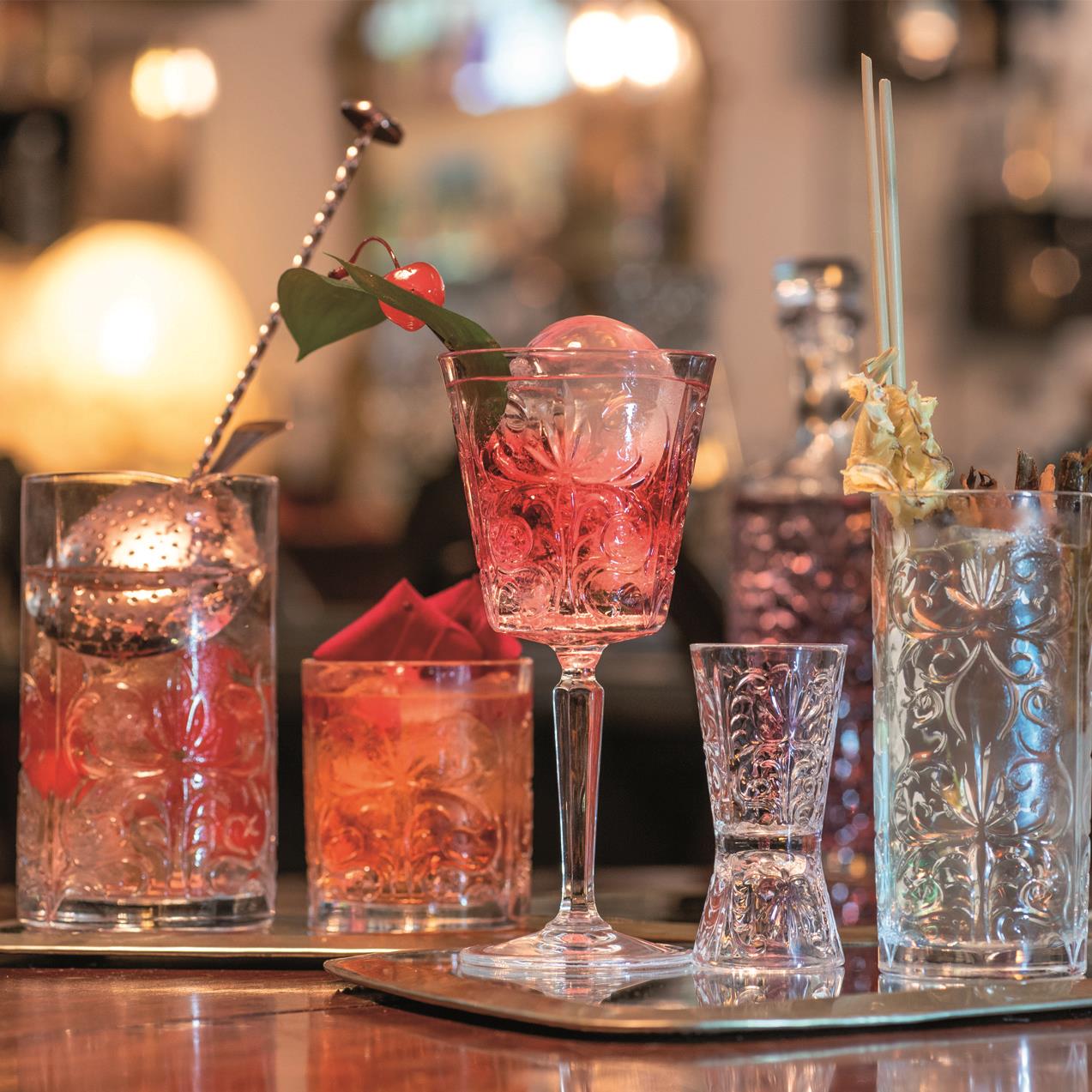 4 Piece 370ml Mixology Highball Glass Set