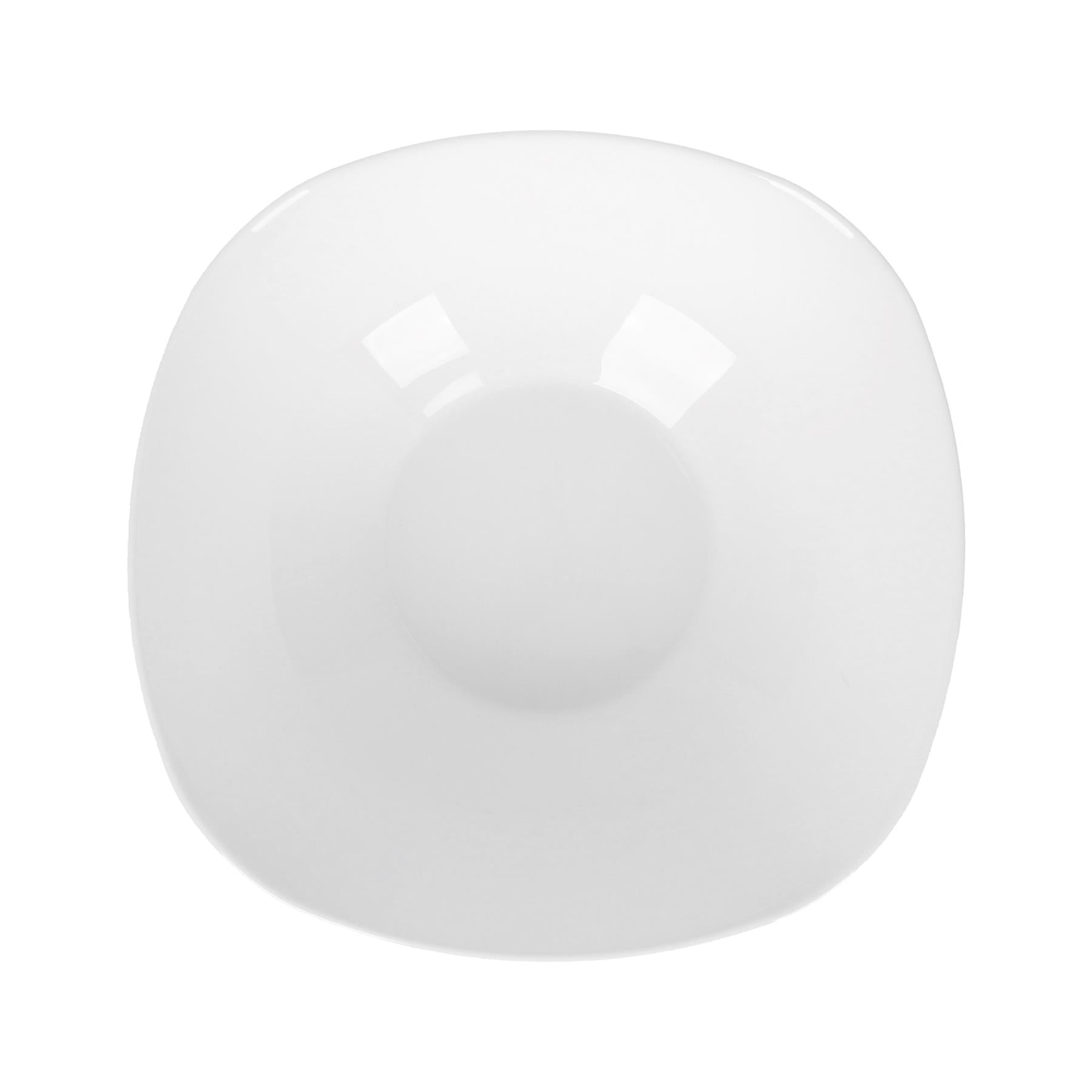 Square Opalware Pasta Bowl - 21cm - White
