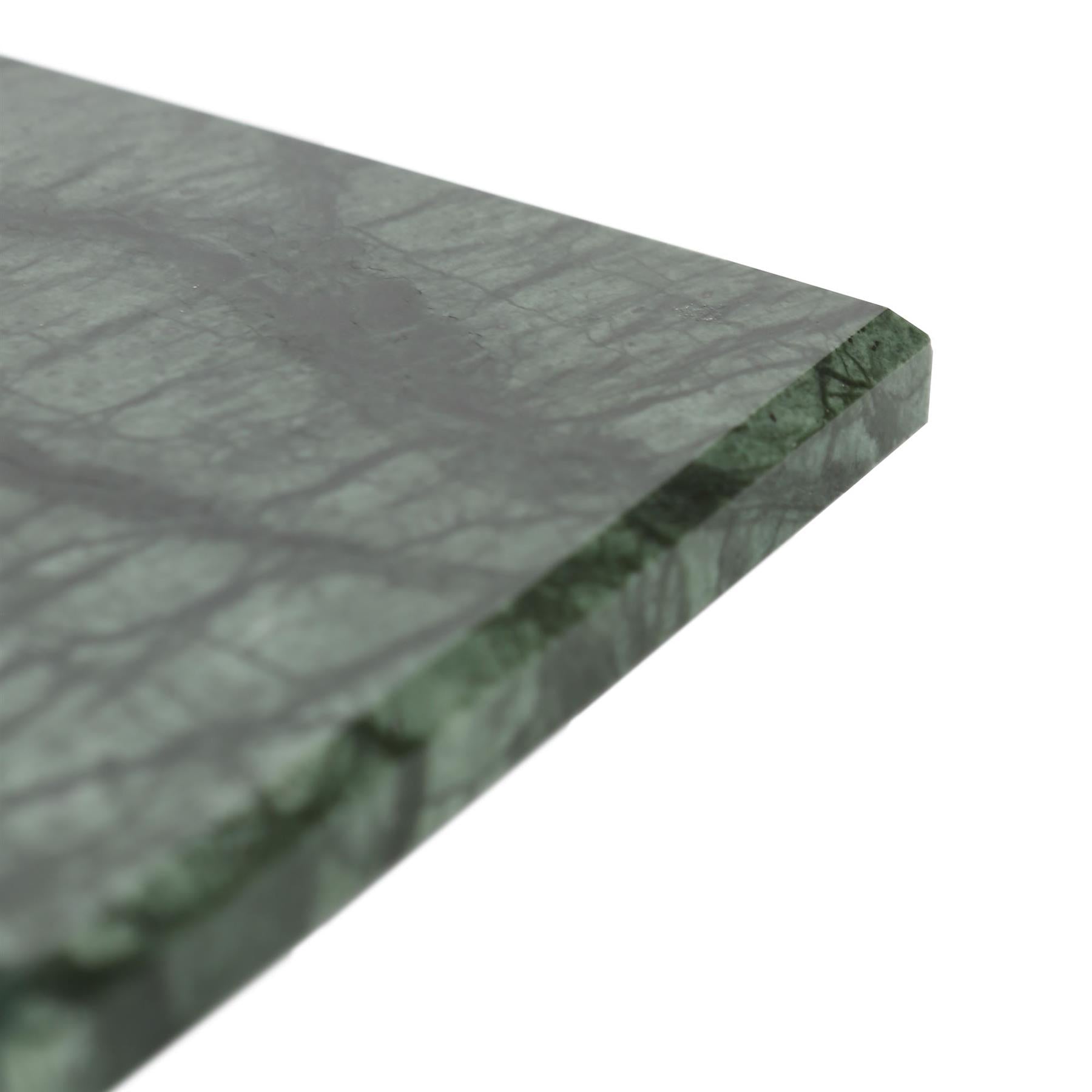 Square Marble Coaster - 10cm - Green