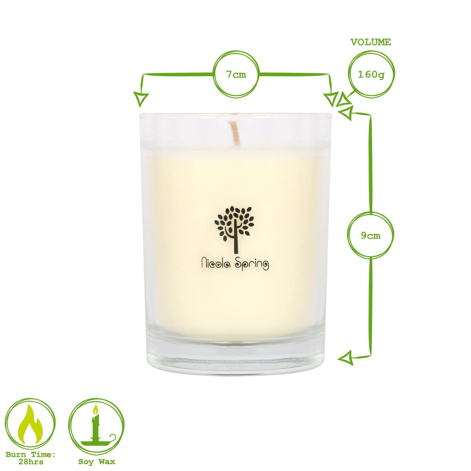 Soy Wax Scented Candle - 160g - Pumpkin Spice