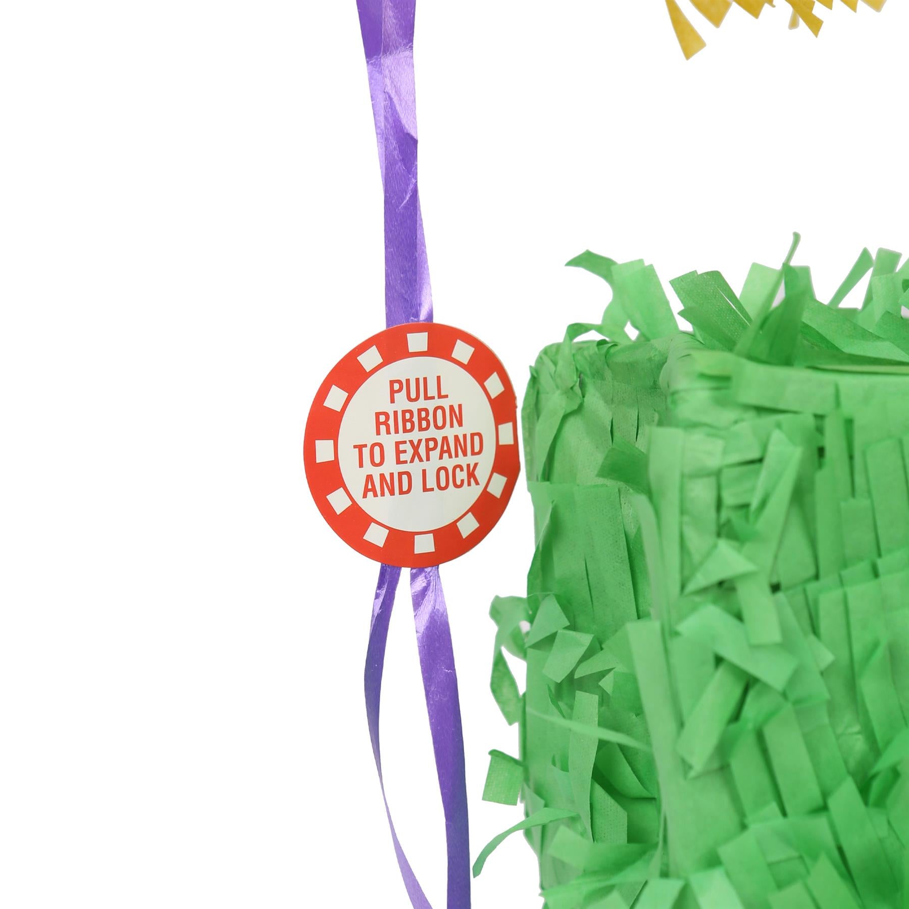 Number 5 Pop-Out Pinata with Blindfold - 35cm x 7.5cm x 50cm