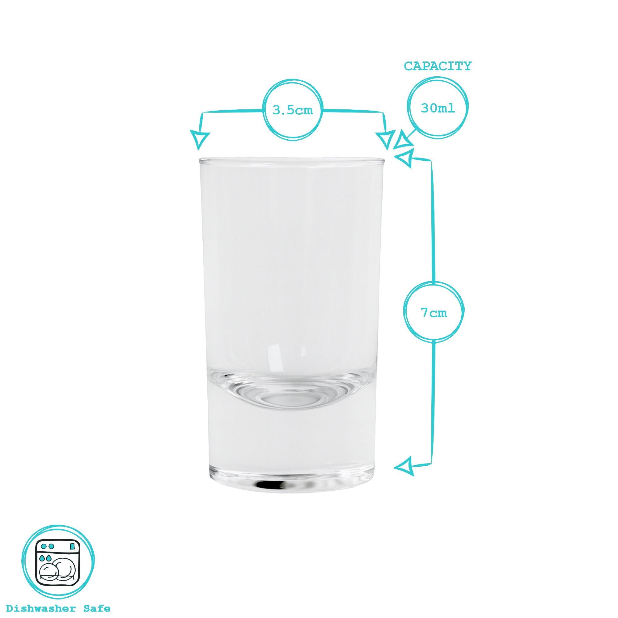 30ml Tall Shot Glass