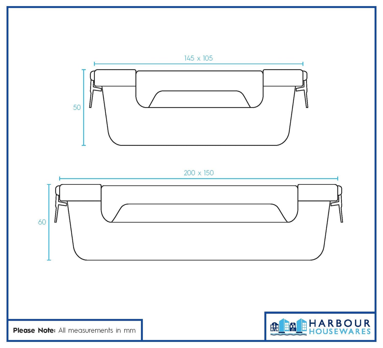 10pc Glass Food Storage Container Set with Lids
