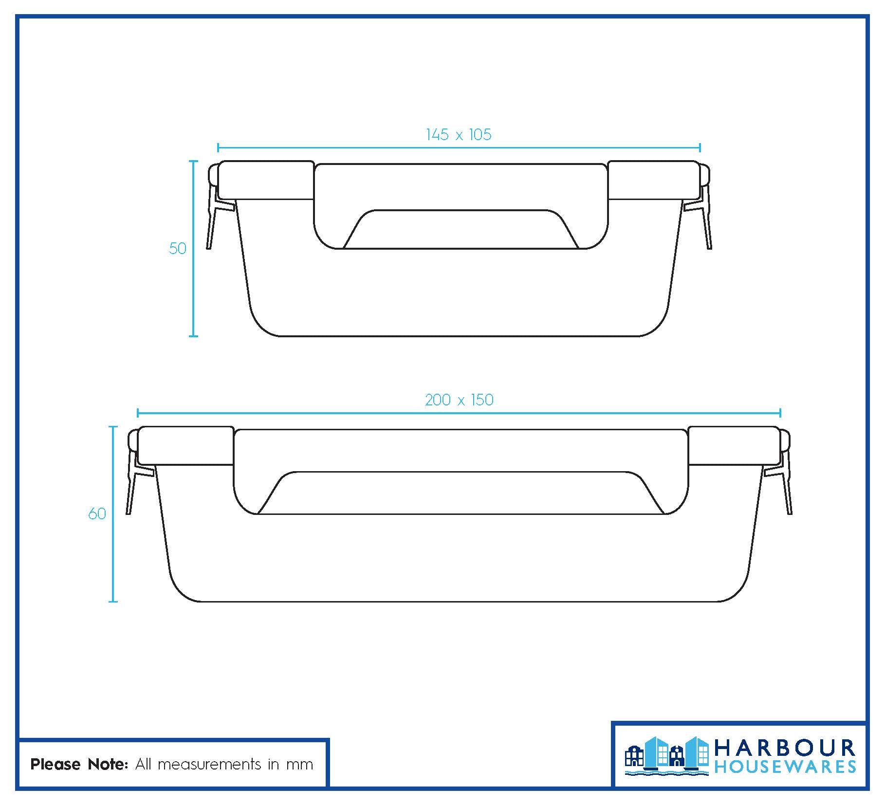10pc Glass Food Storage Container Set with Lids