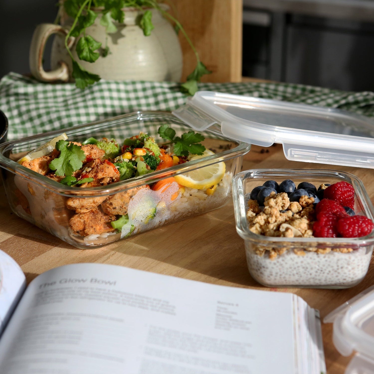 10pc Glass Food Storage Container Set with Lids