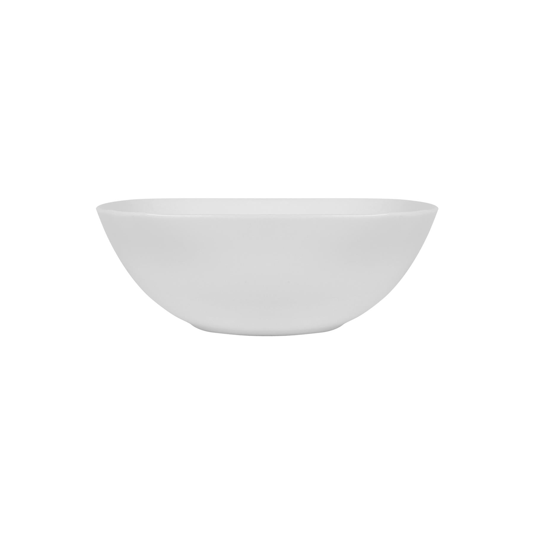 Round Opalware Snack Bowl - 16cm - White