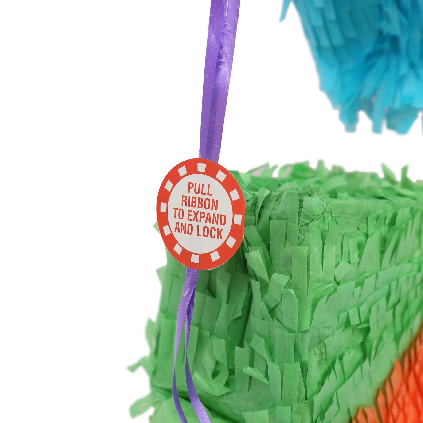 Number 9 Pop-Out Pinata with Blindfold - 35cm x 7.5cm x 50cm