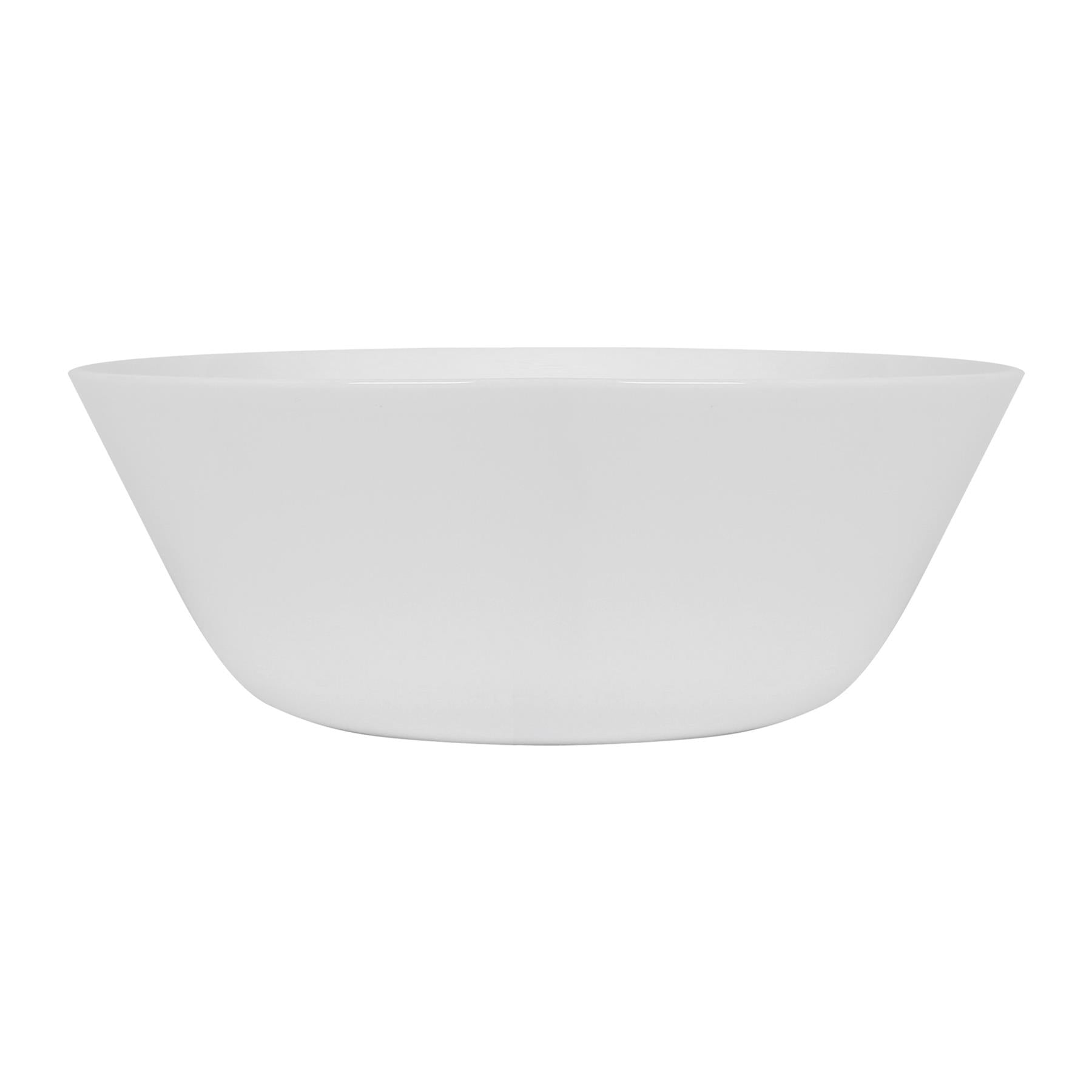 Square Opalware Pasta Bowl - 21cm - White
