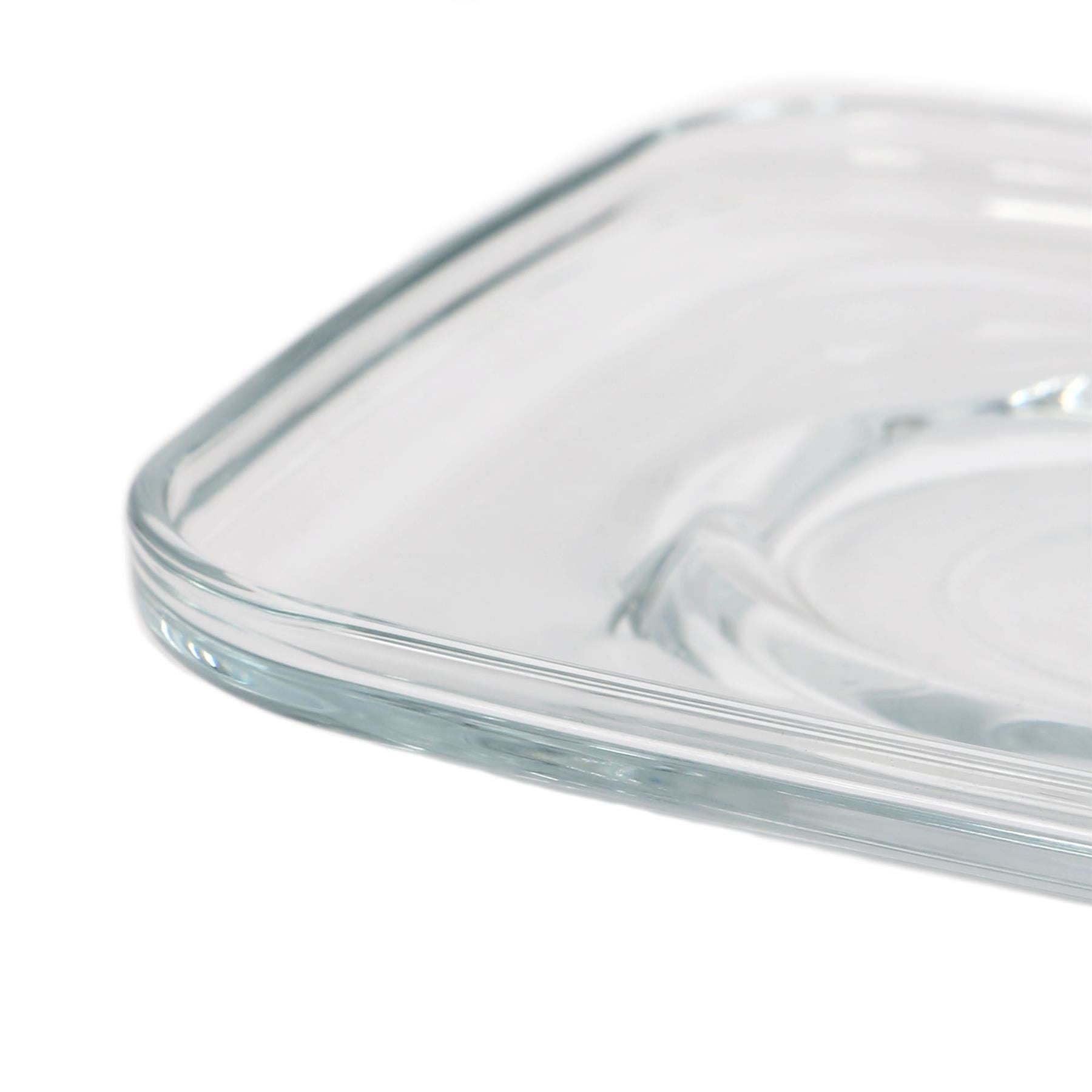 16.5cm Cozy Glass Cappuccino Saucer