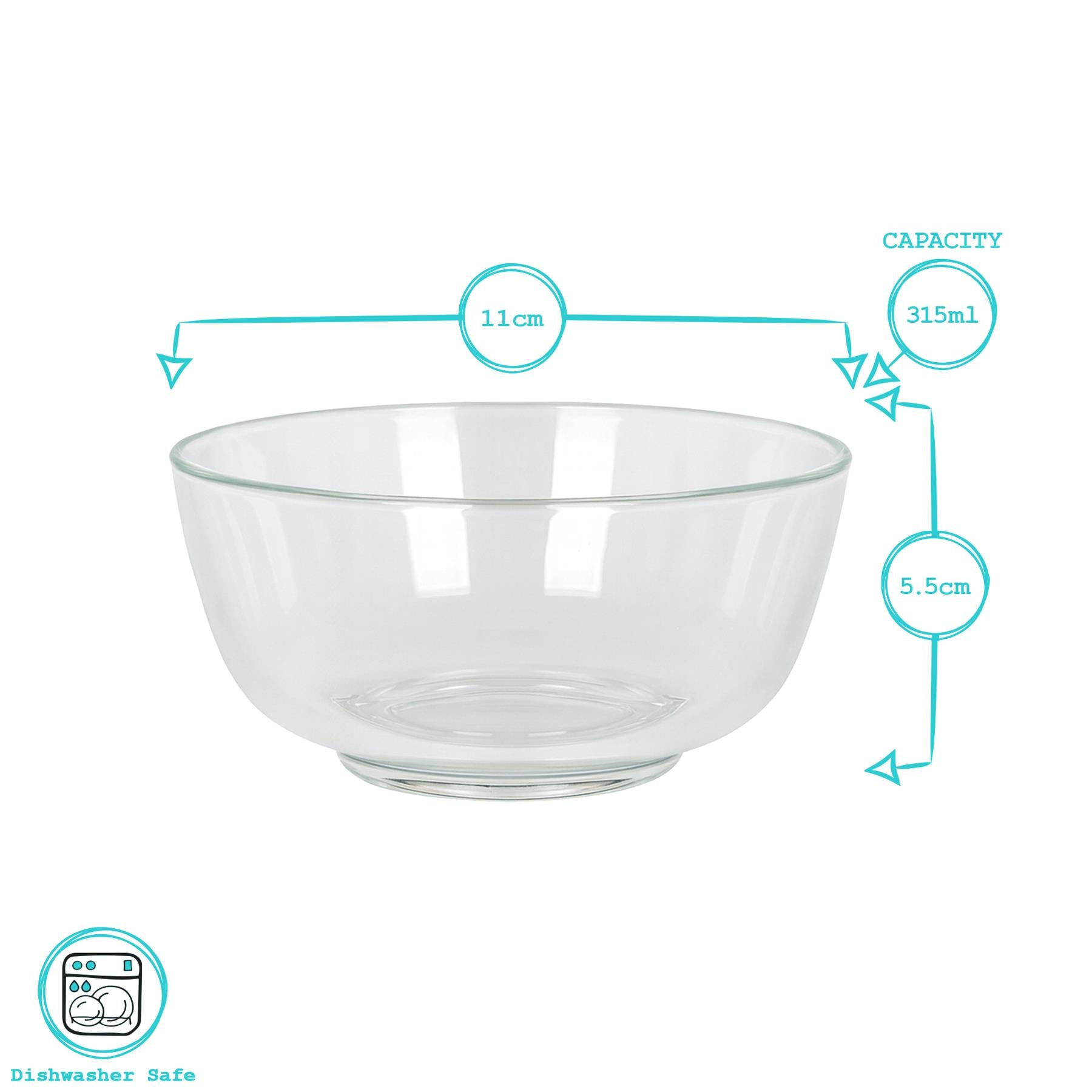 Glass Snack Bowl - 11cm