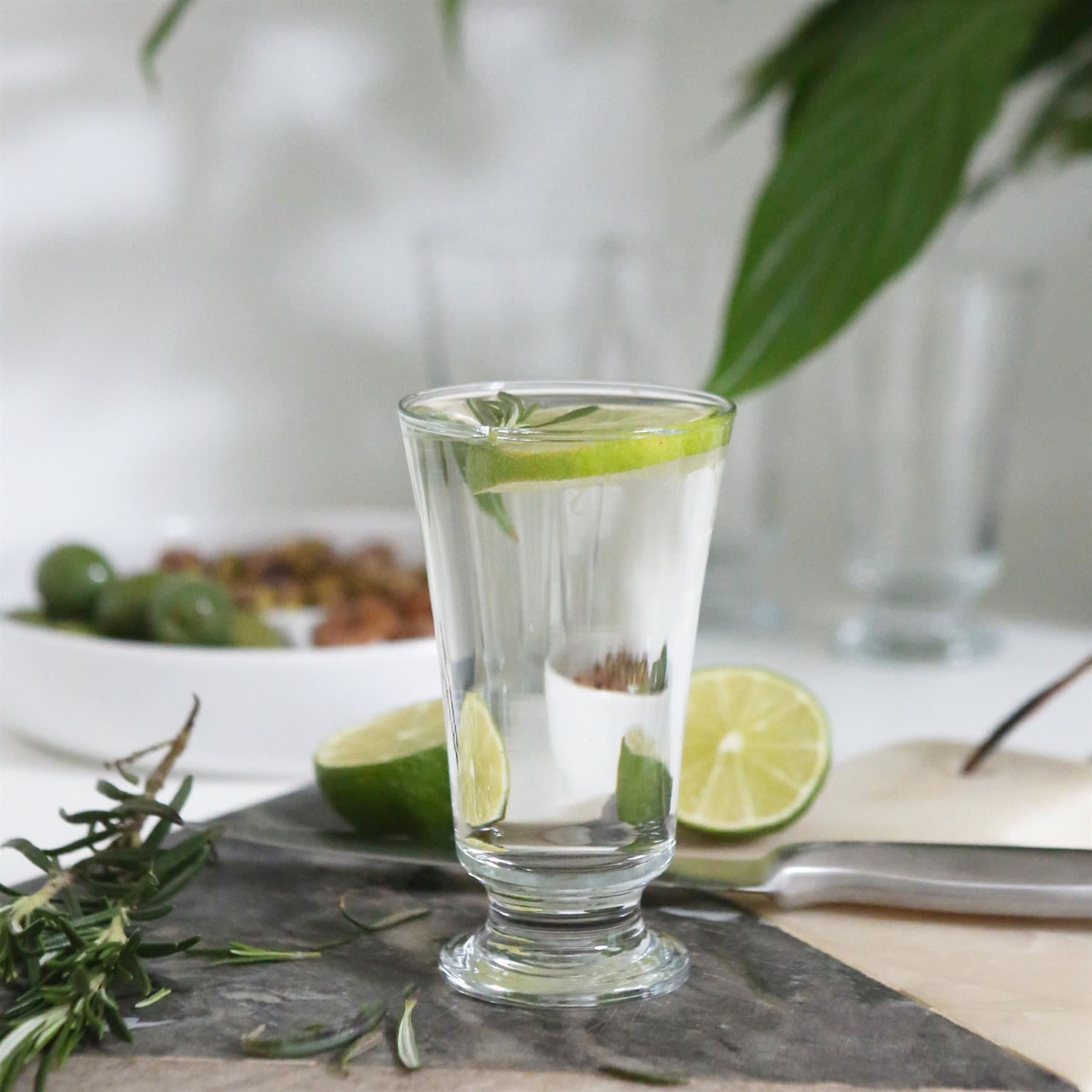 150ml Troya Glass Footed Tumbler