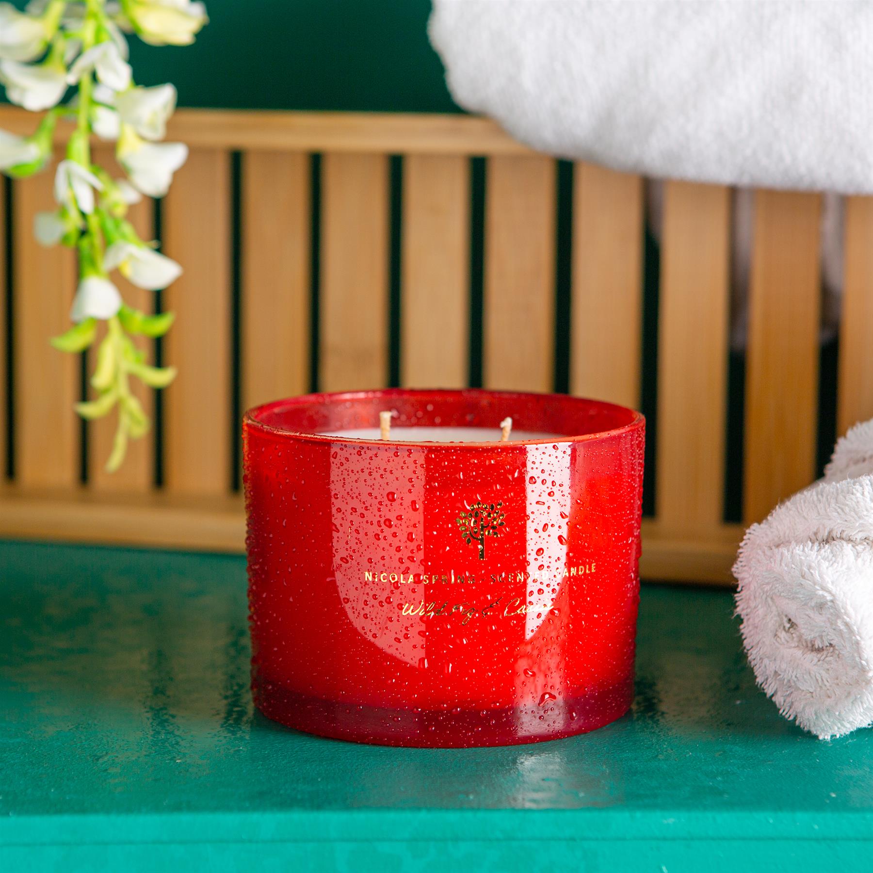 350g Double Wick Wild Fig & Cassis Soy Scented Wax Candle