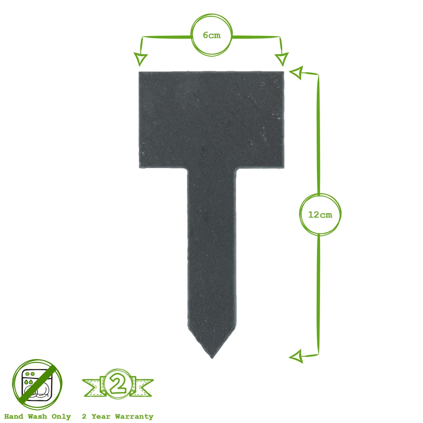 Slate Plant Marker - 6cm x 12cm