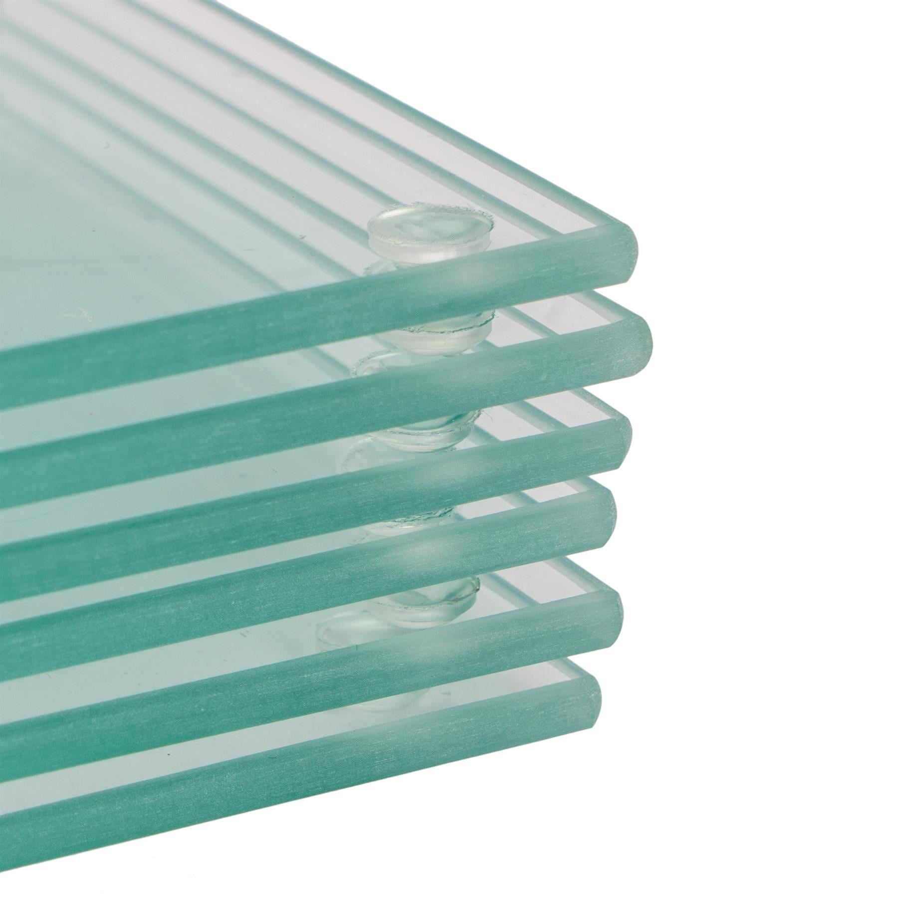 Clear 10cm Glass Coaster