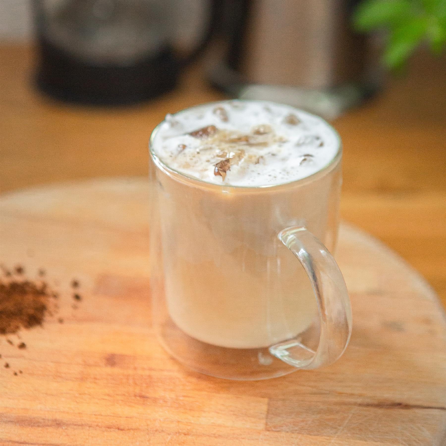 360ml Double-Walled Glass Mug