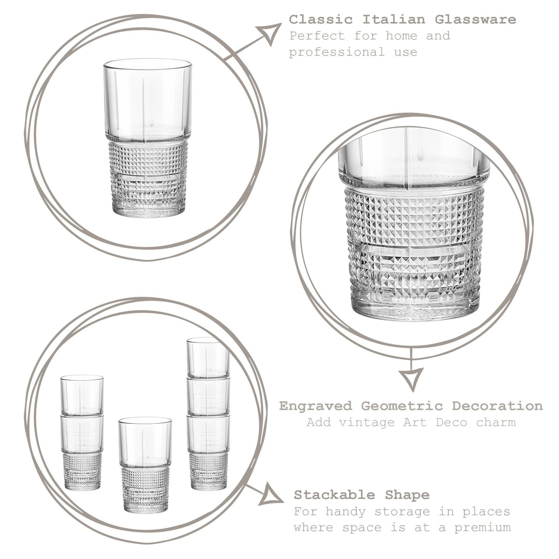 405ml Bartender Novecento Highball Glass