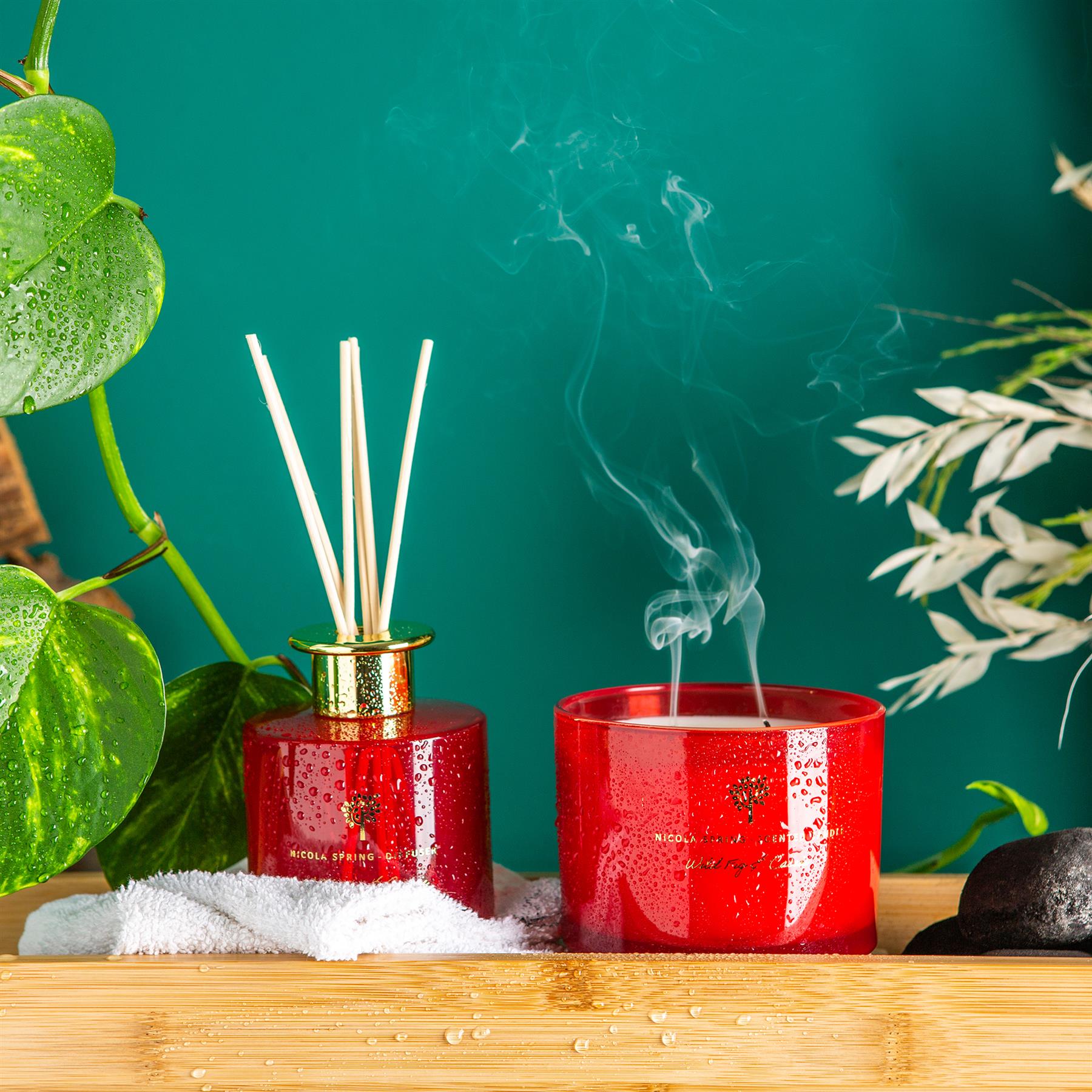 350g Double Wick Wild Fig & Cassis Soy Scented Wax Candle