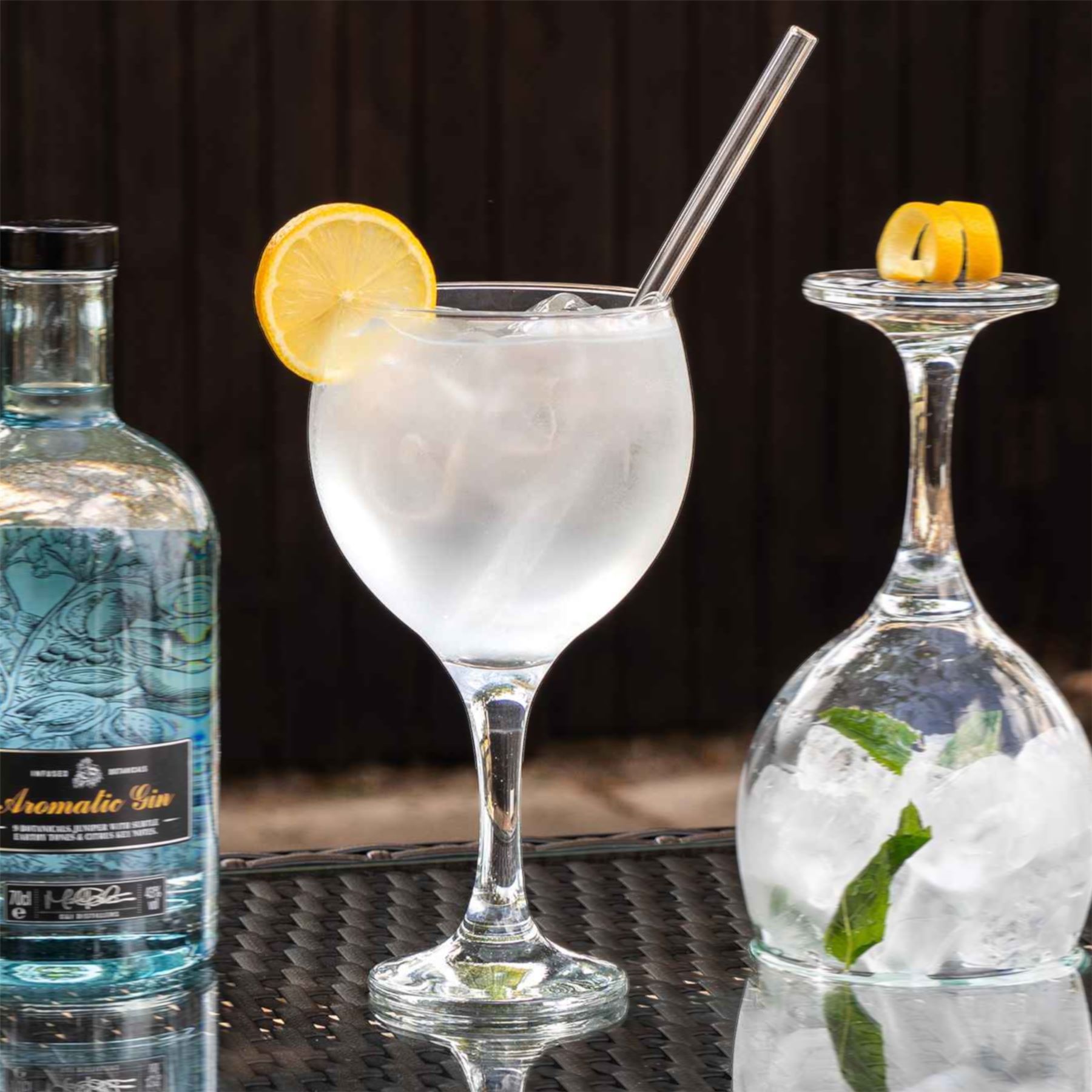 Misket Gin Glass - 645ml - Clear