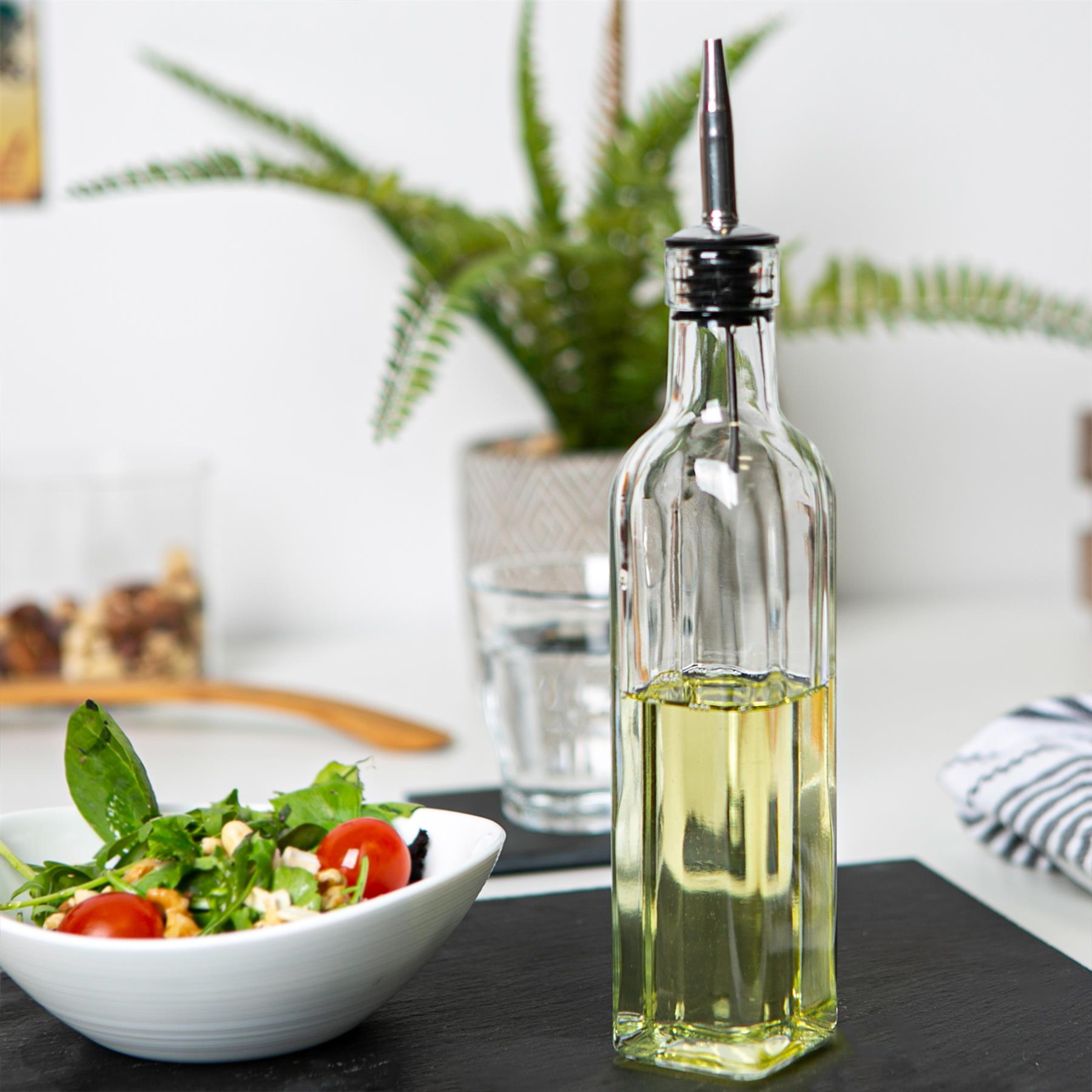 Replacement Olive Oil Bottle Pourer - Chrome