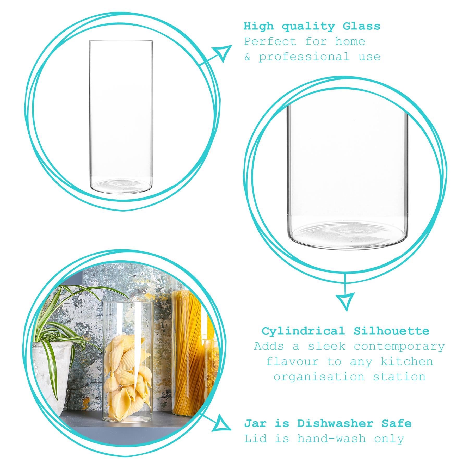 Scandi Storage Jar - 1.5 Litre