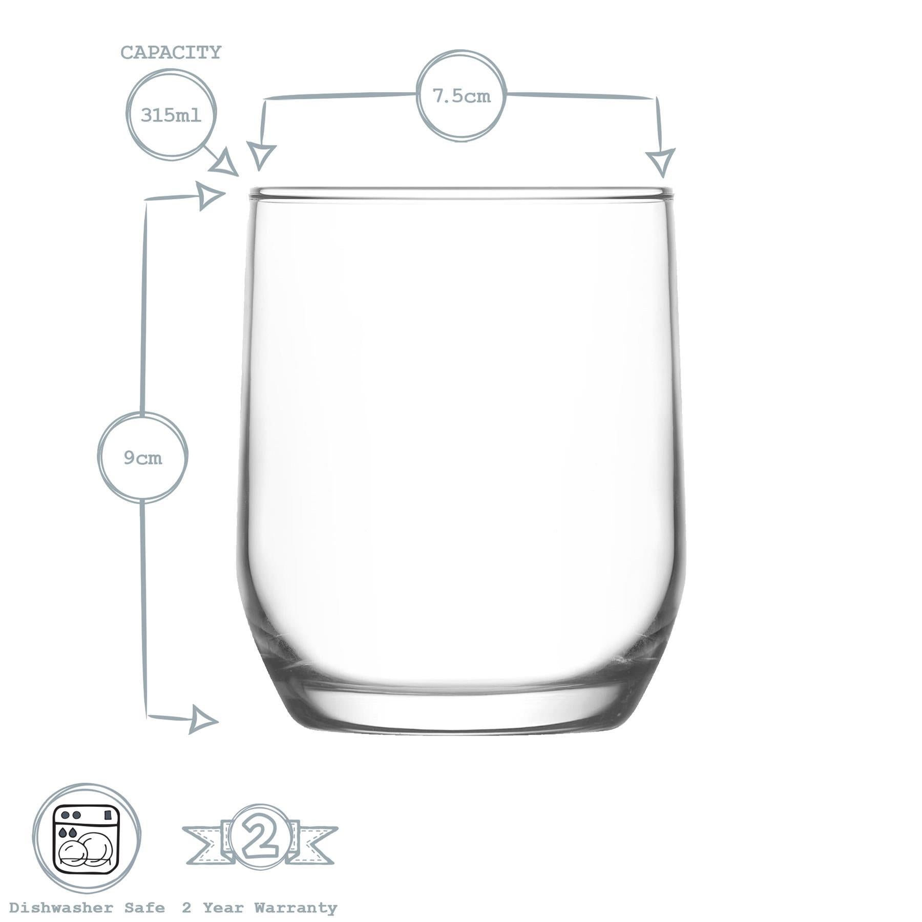 Sude Whisky Glass - 315ml