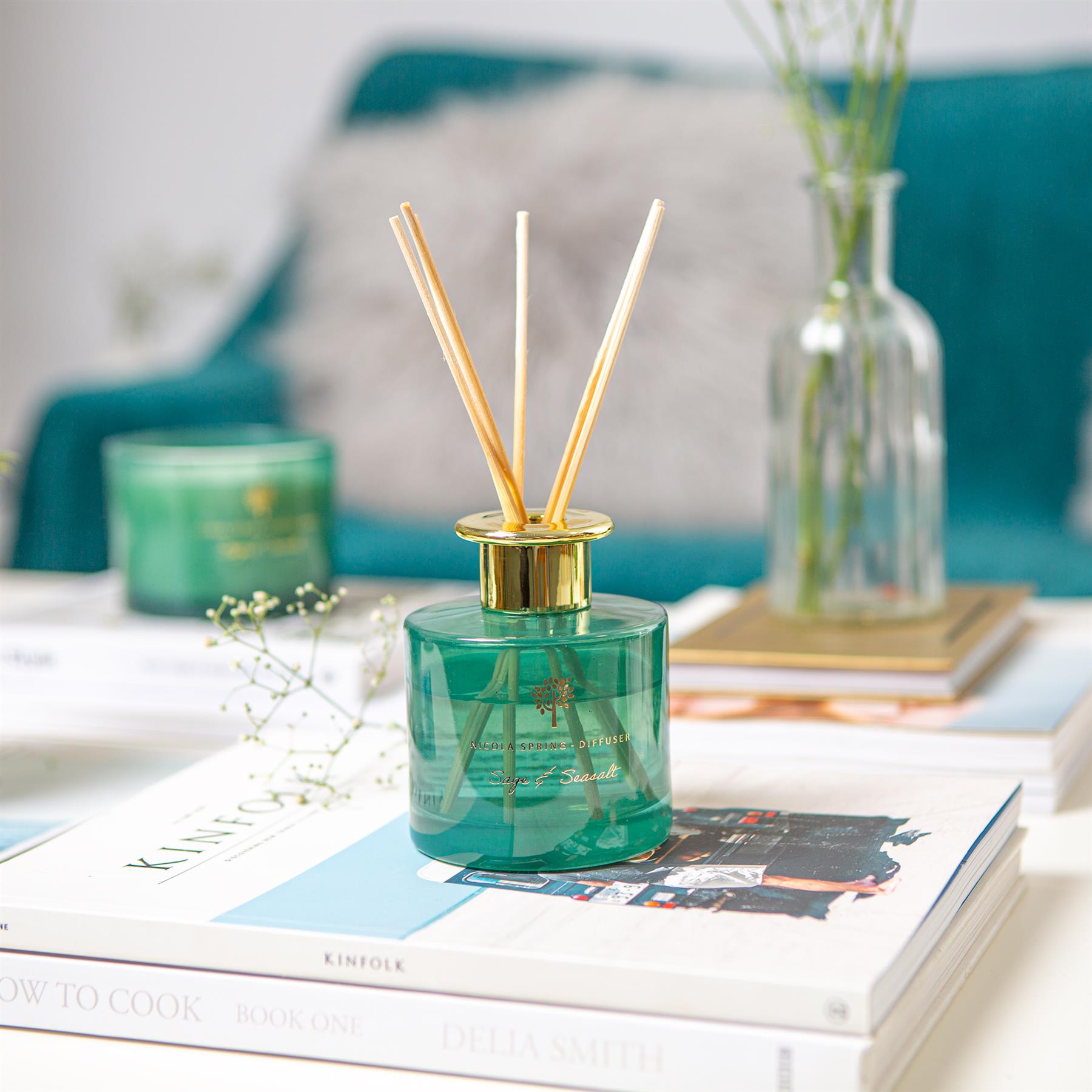200ml Wild Sage & Seasalt Glass Reed Diffuser
