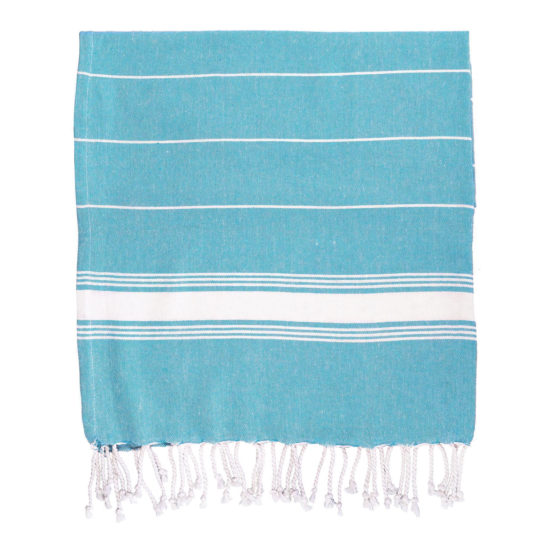 Turkish Beach Towel - Light Blue