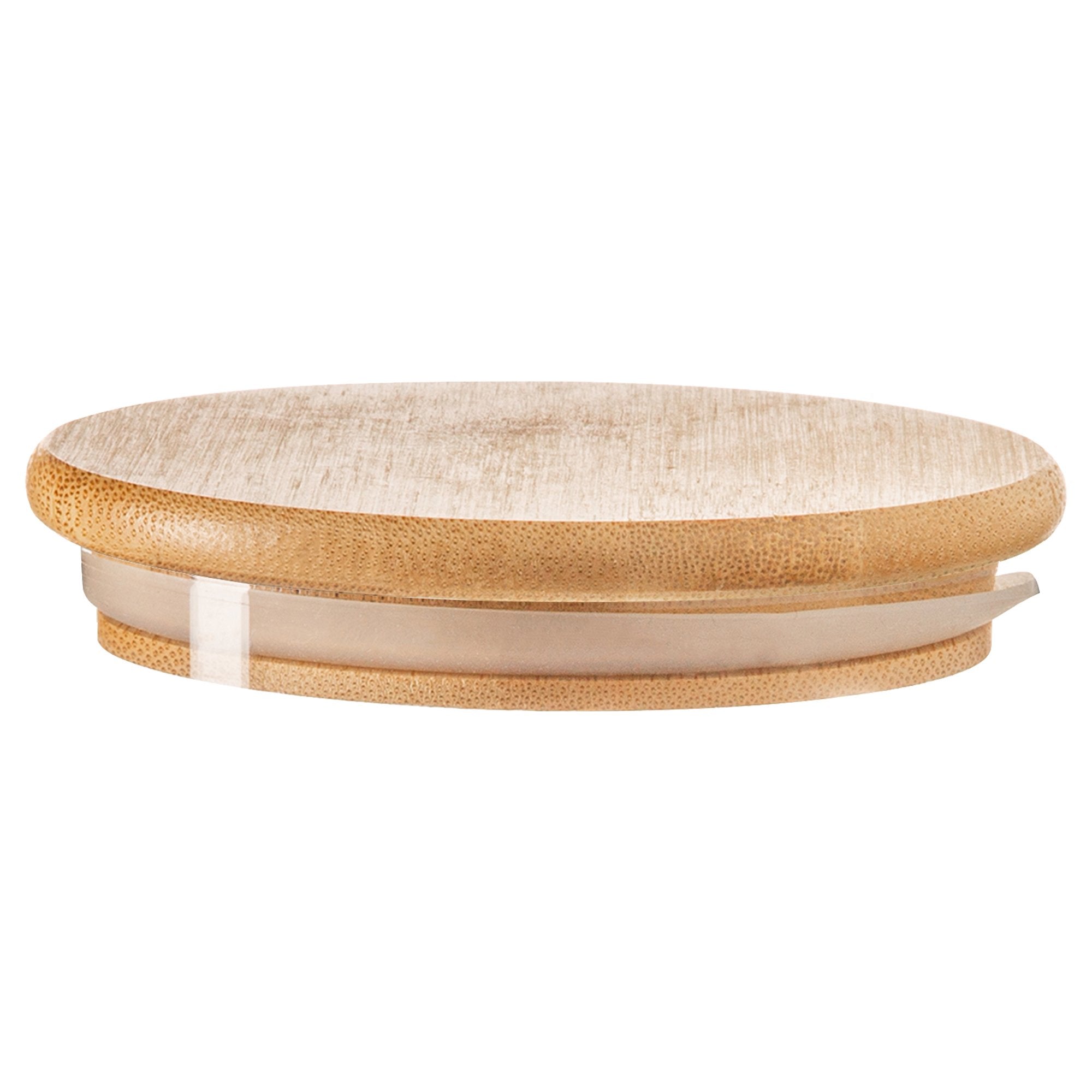 Argon Tableware Plain Wood Scandi Storage Jar Lid - 10cm