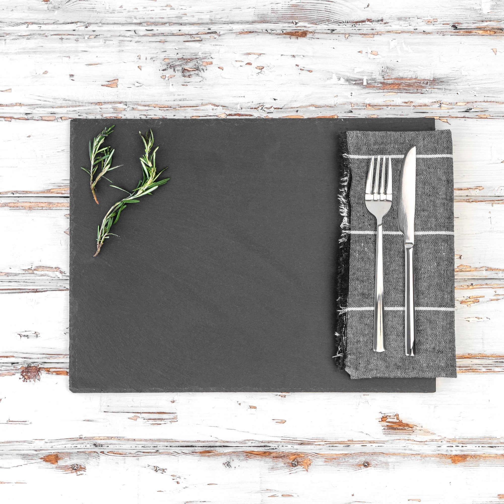 Rectangular Natural Slate Placemat - 30x20cm