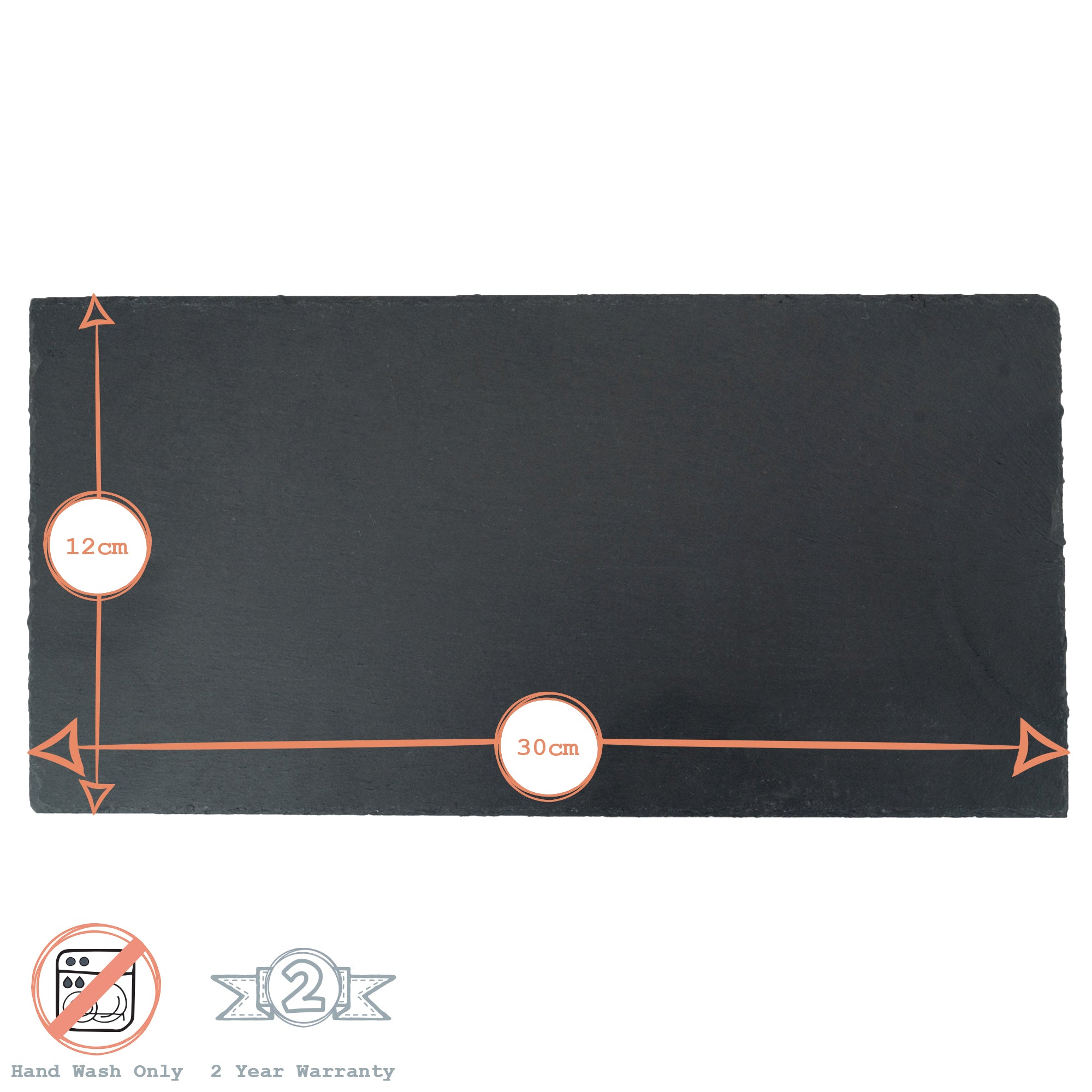 Slate Serving / Starter / Side Plate - 29 x 12 cm