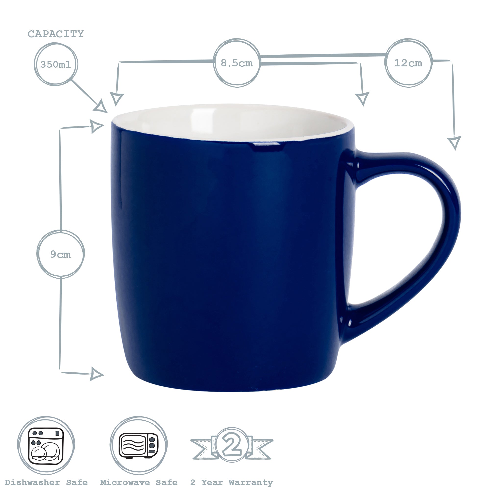 Mug - 350ml - Navy