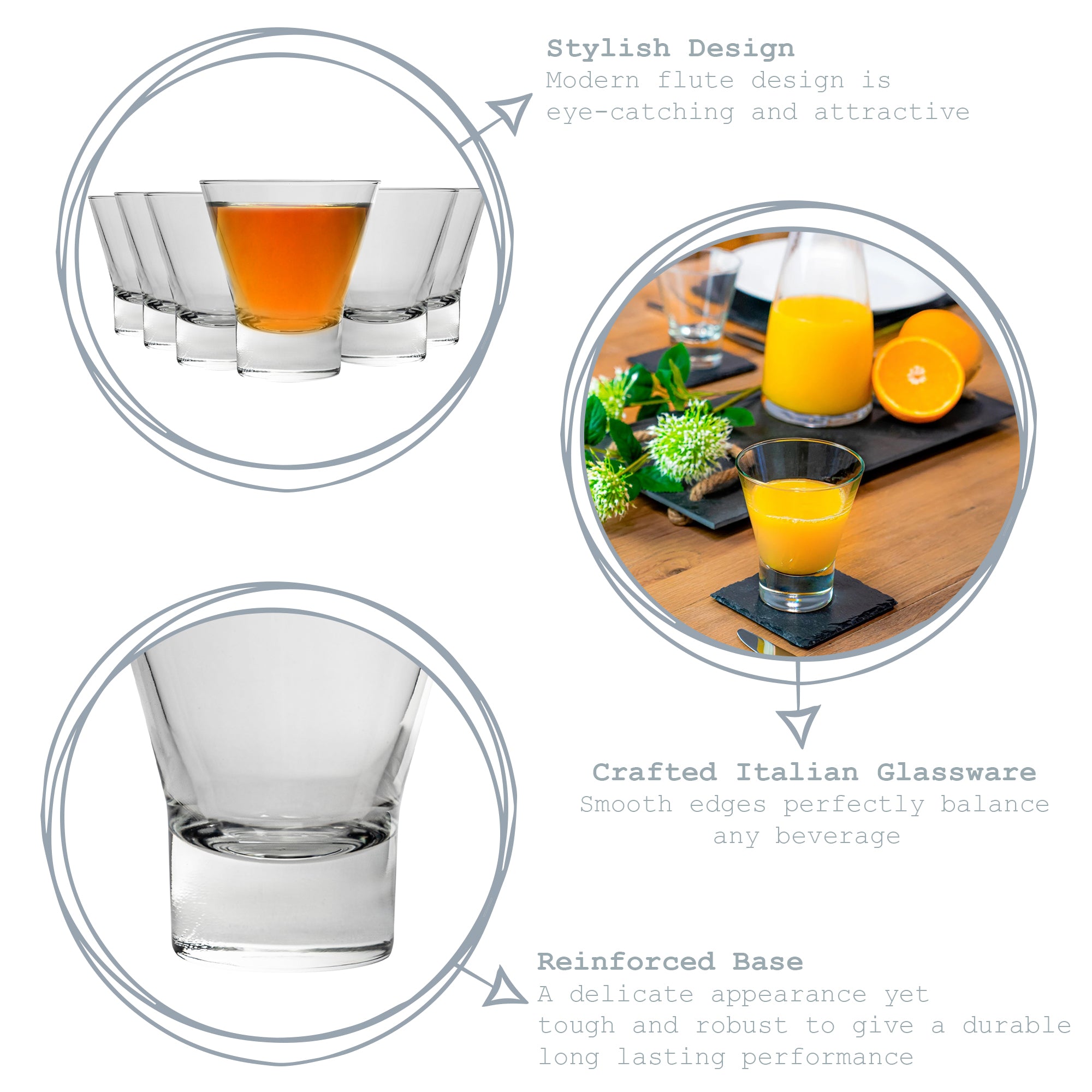 Ypsilon Double Old Fashioned Tumbler - 340ml