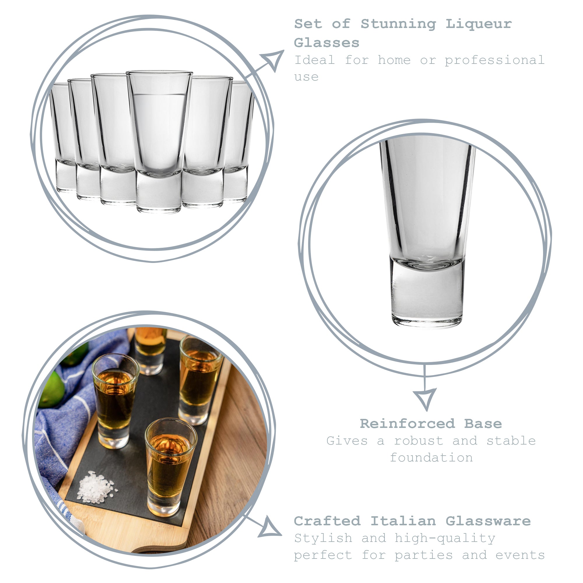 Ypsilon Shot Glass - 70ml