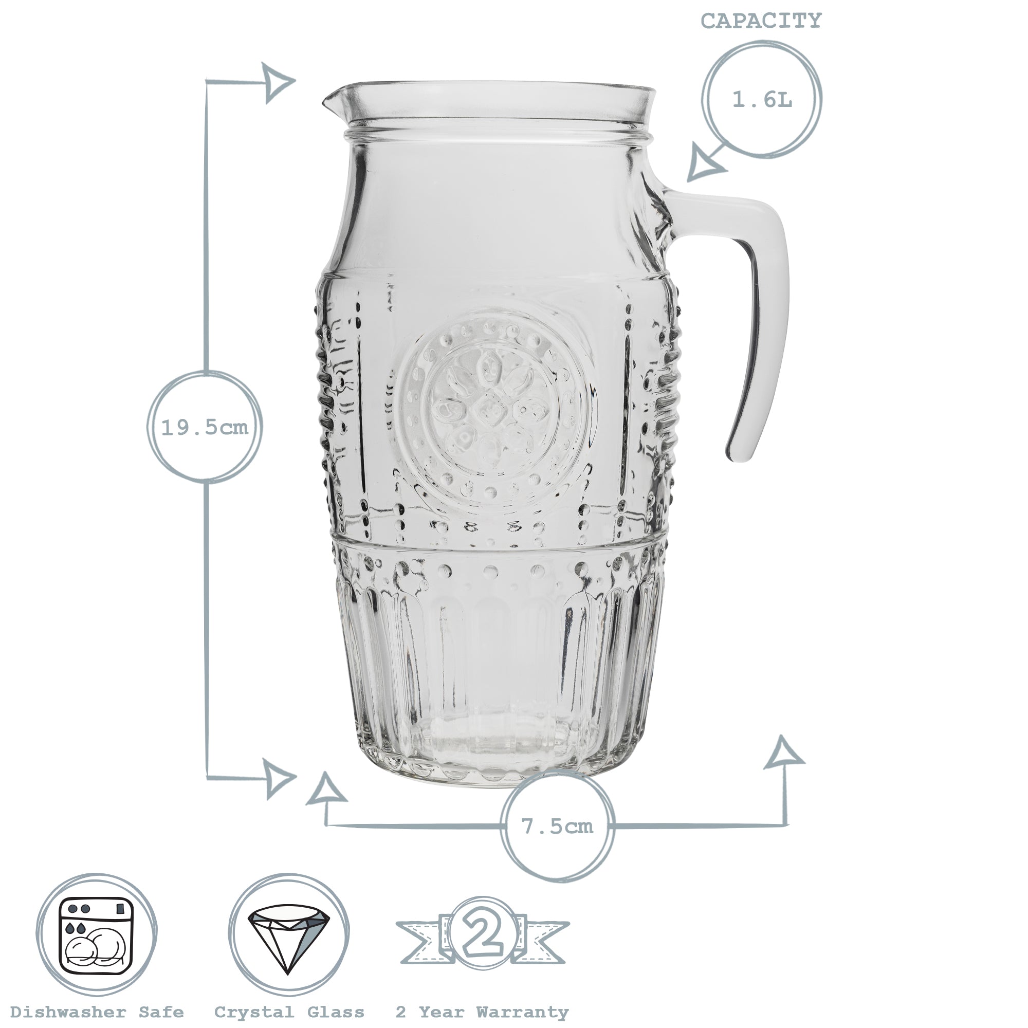 Romantic Water Jug - 1.8L
