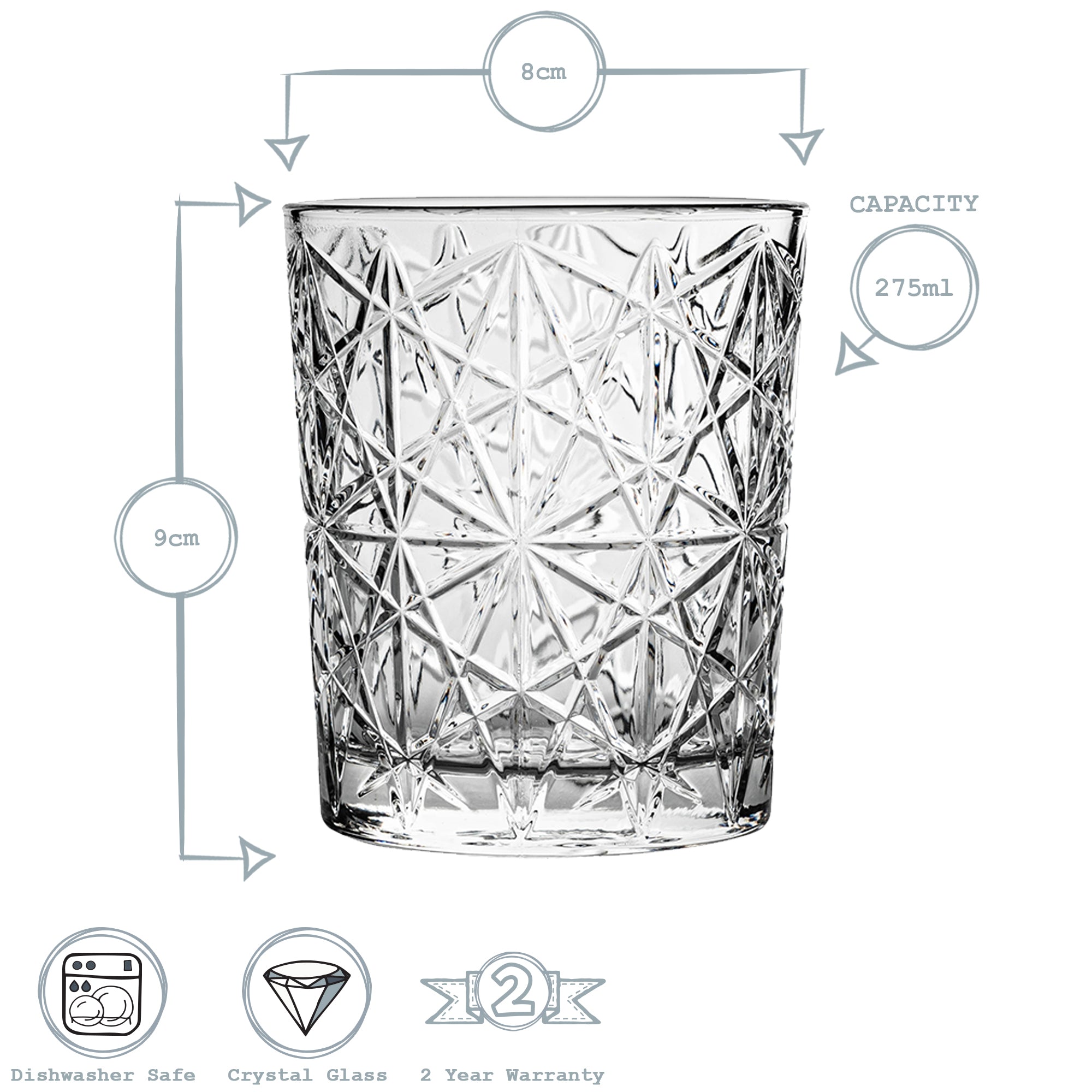 Lounge Whisky Tumbler - 275ml