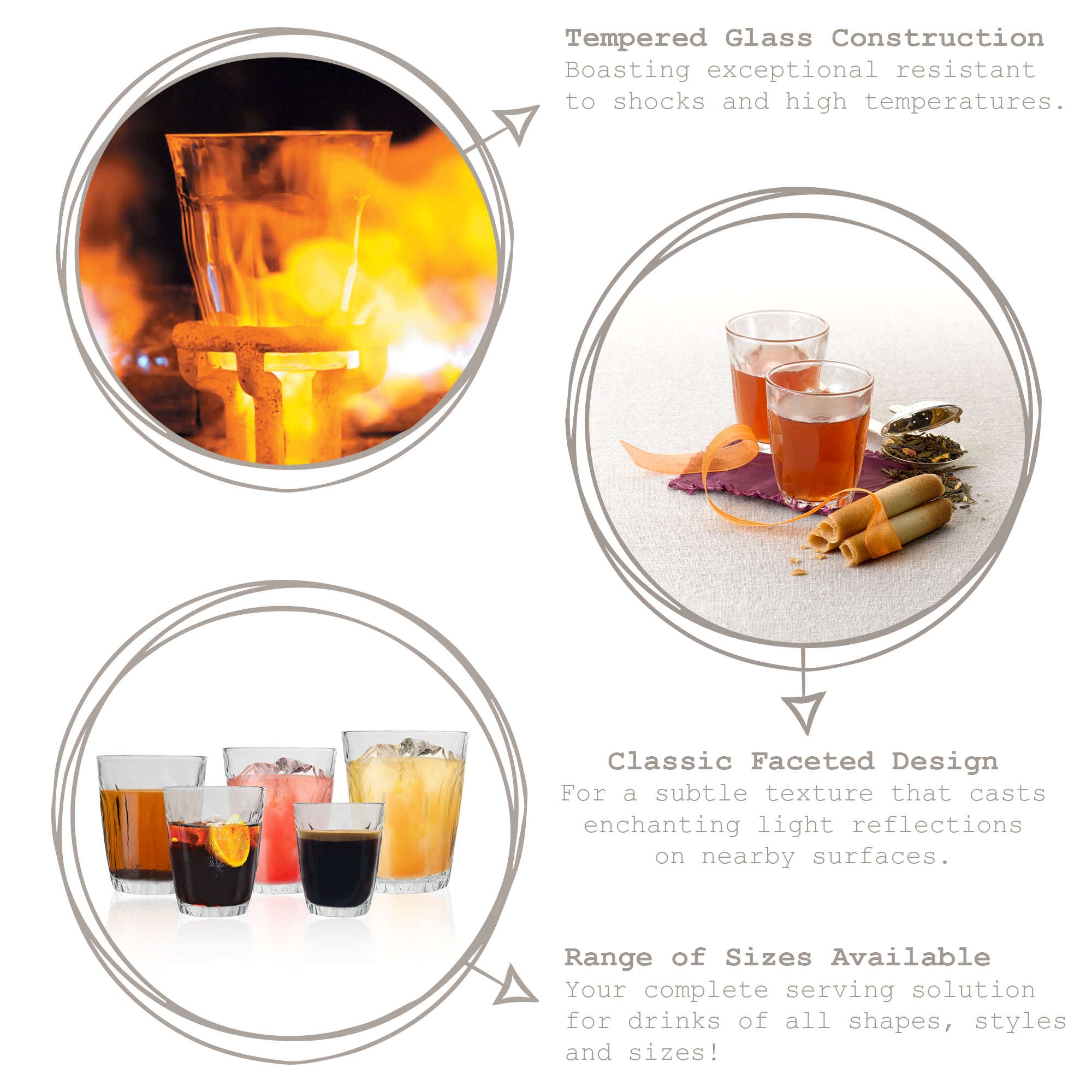 200ml Provence Tumbler Glass