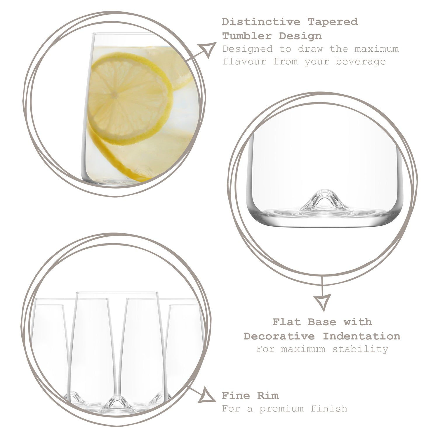 360ml Terra Tumbler Glass