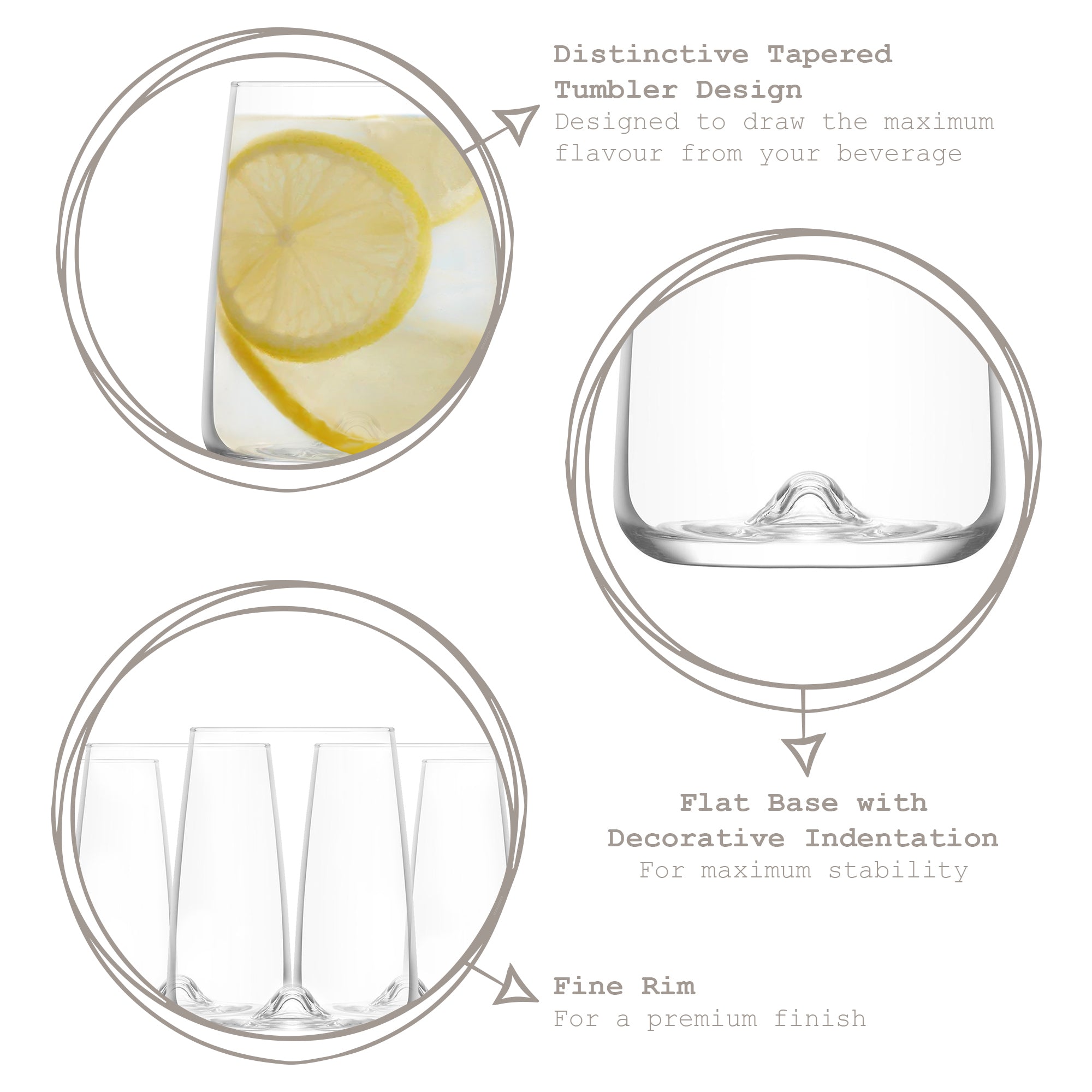 360ml Terra Tumbler Glass