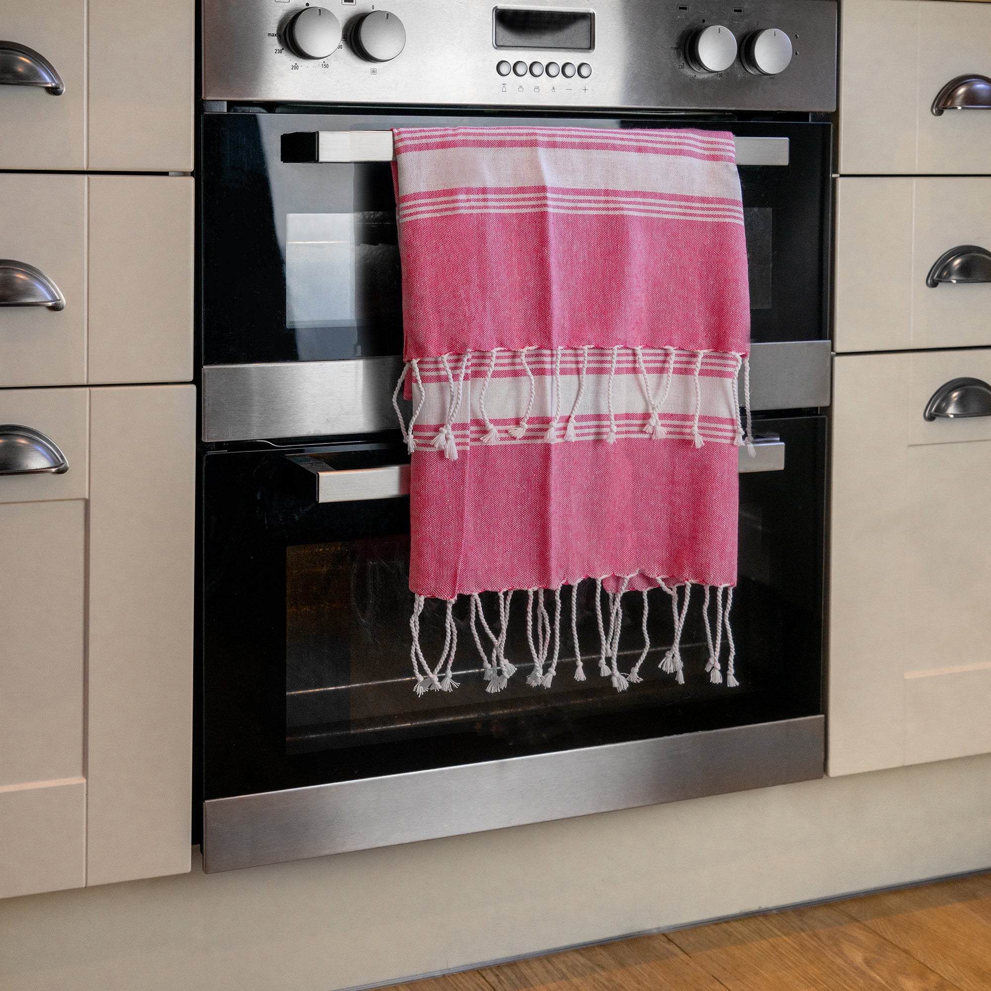 Small Turkish Beach Towel - Pink