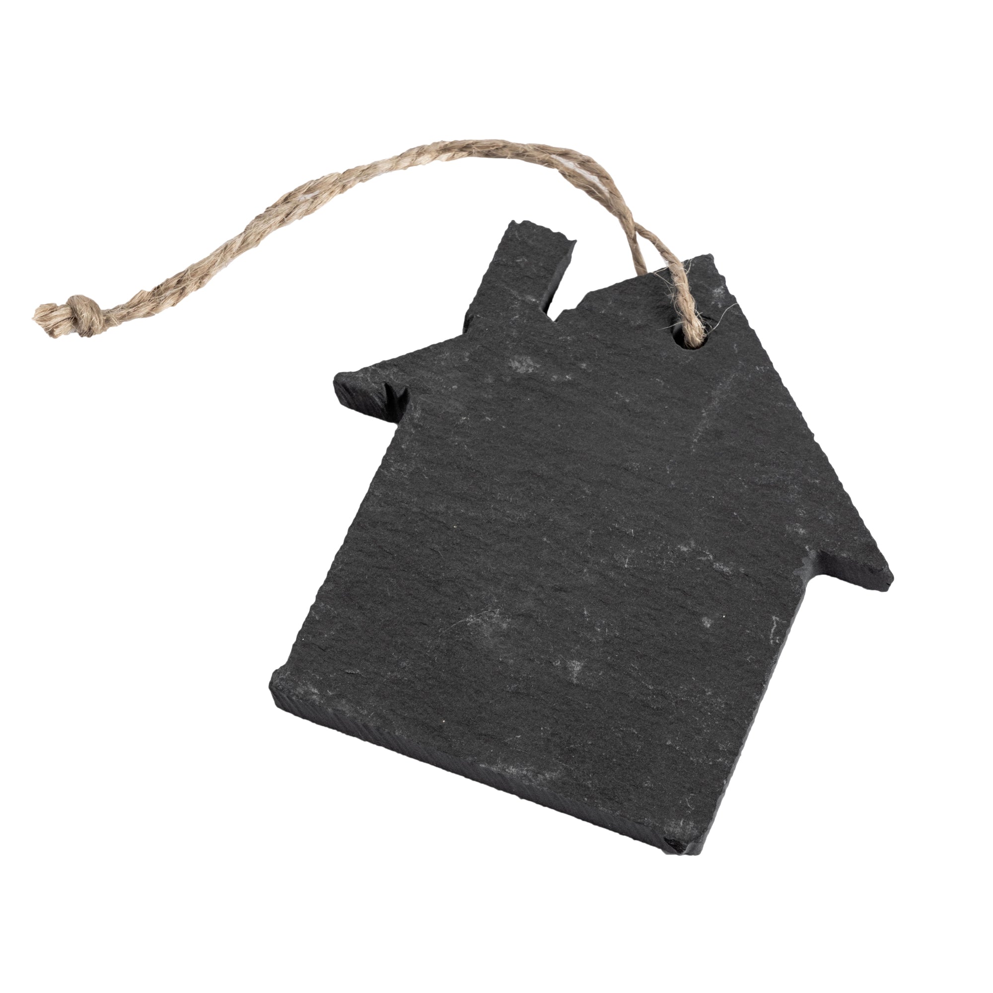 Slate Christmas Tree Decoration - House - By Nicola Spring