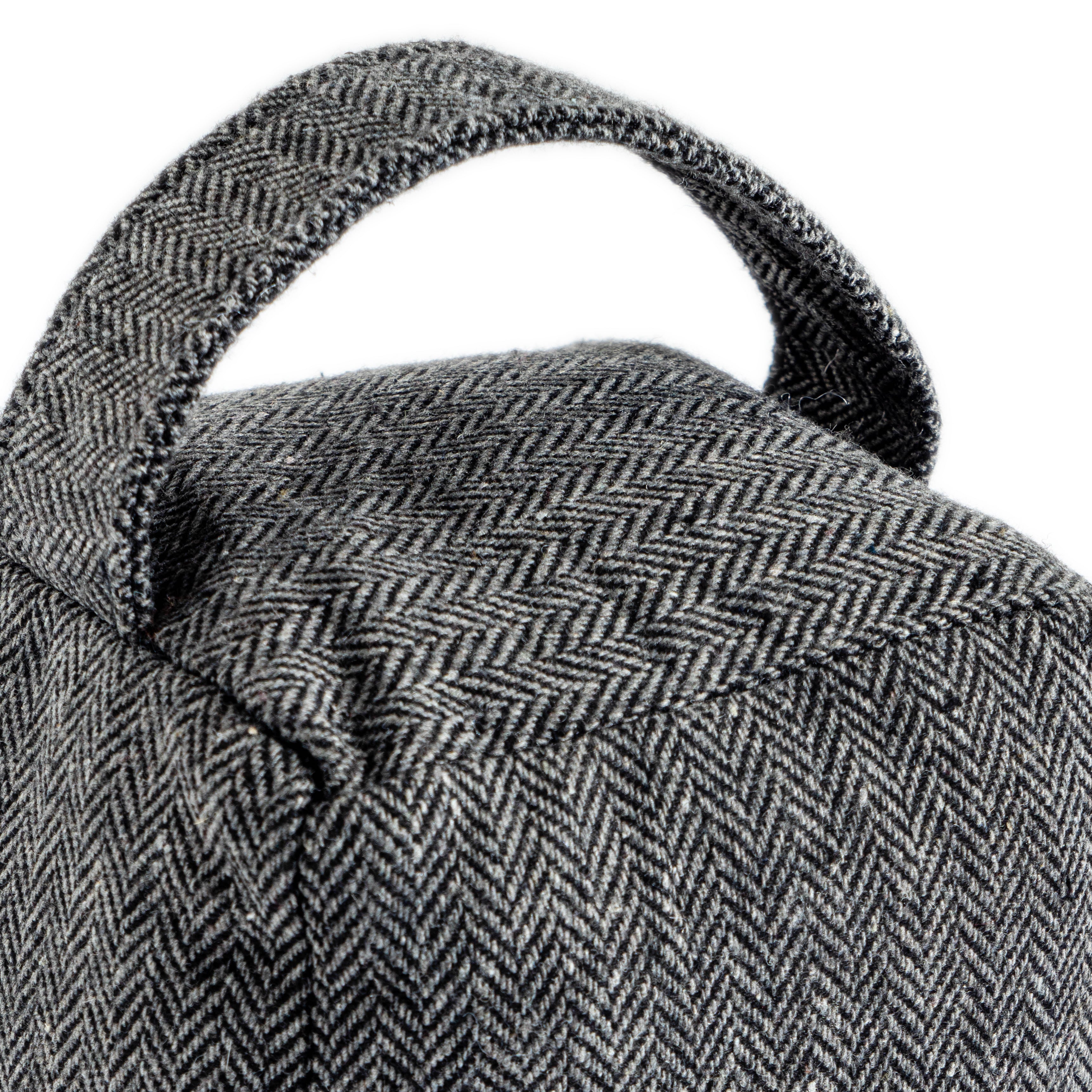 Fabric Door Stop - Grey Cube