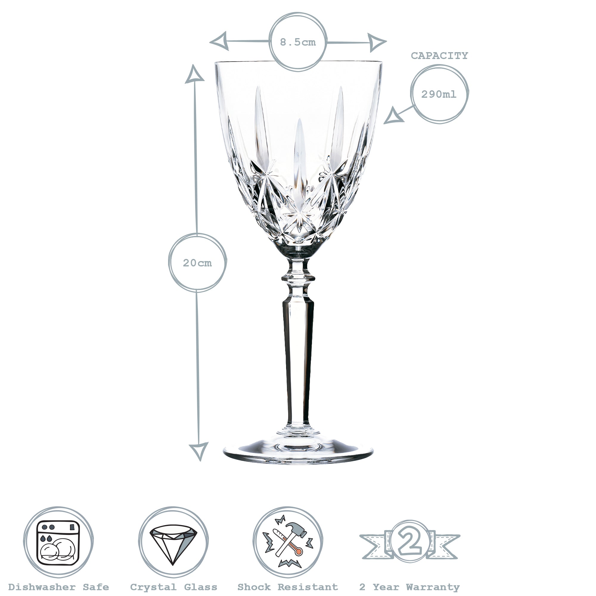 RCR Orchestra Red Wine Glass 290ml