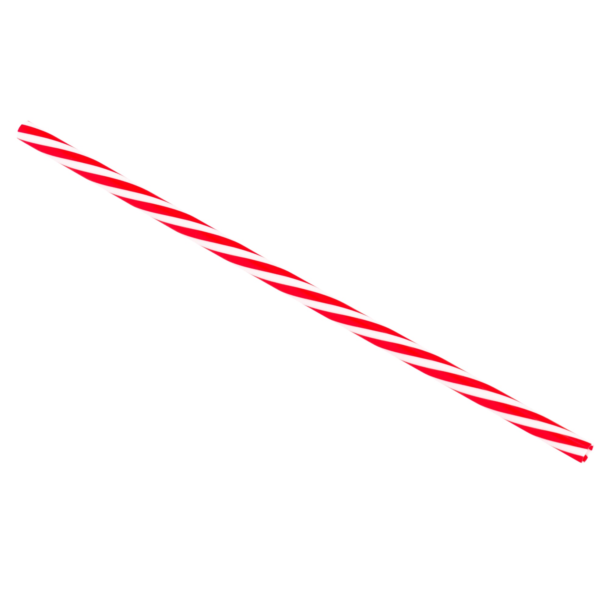 Rink Drink Red & White Straw