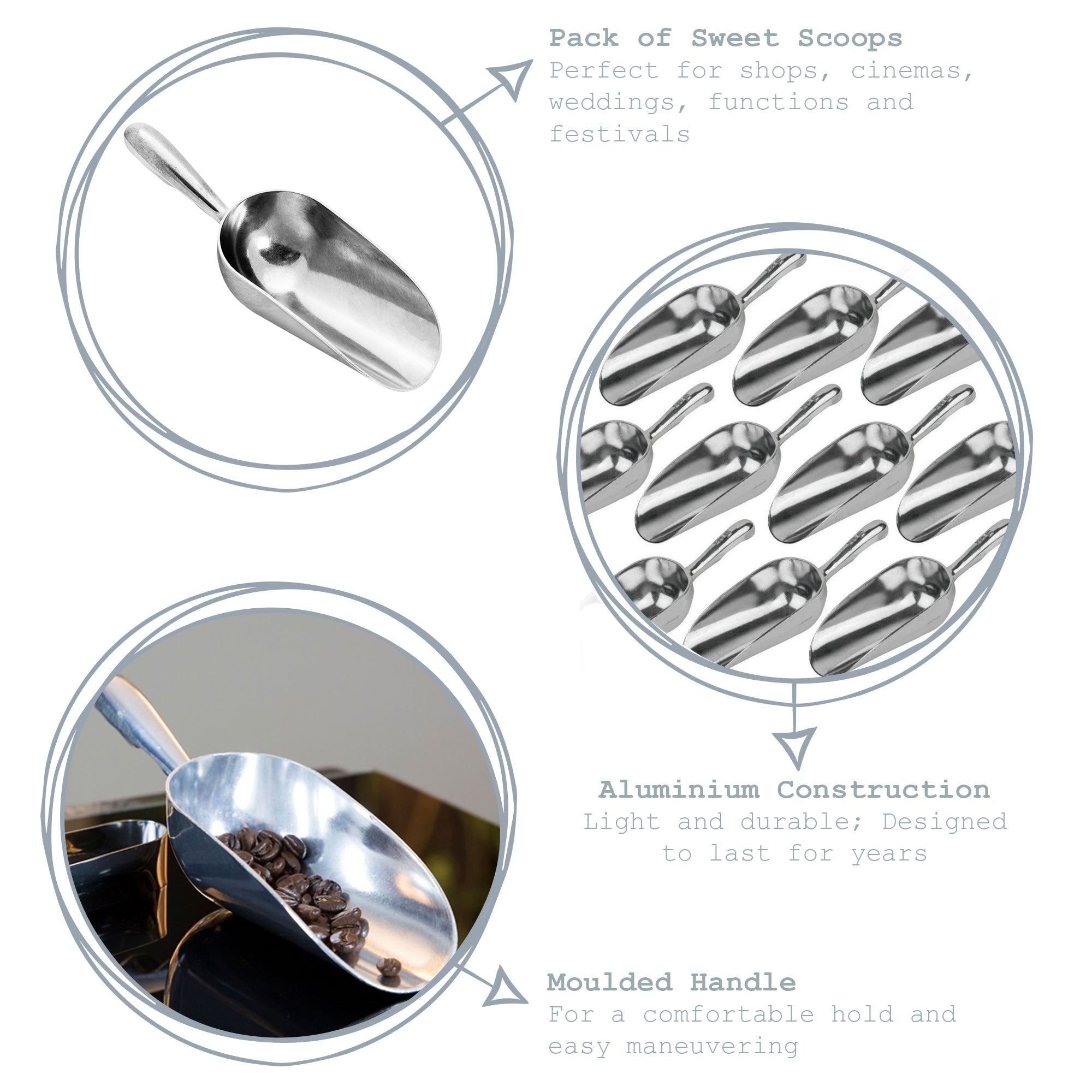 Aluminium Scoop