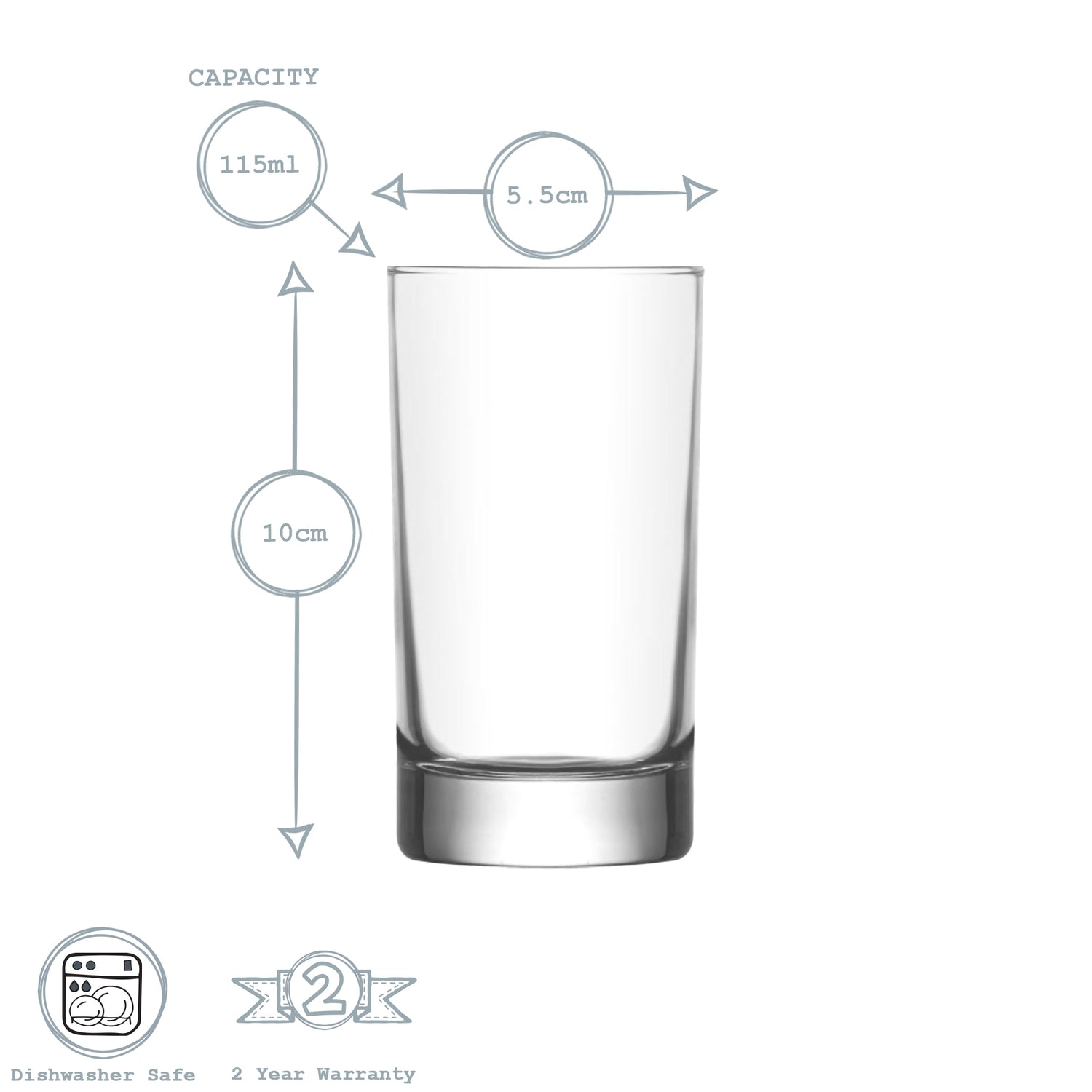 Ada Shot Glass - 150ml