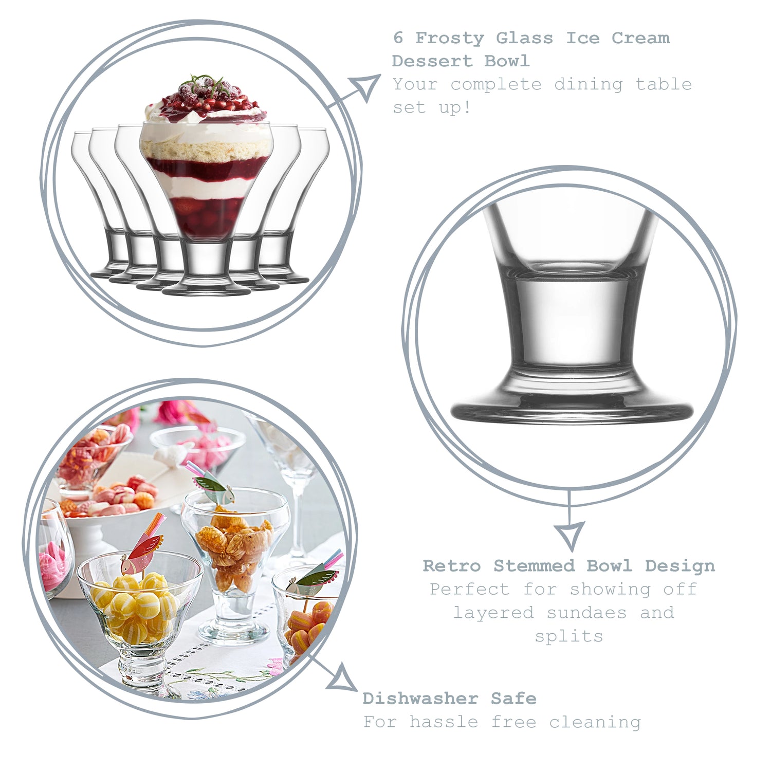 Frosty Dessert Glass - 305ml
