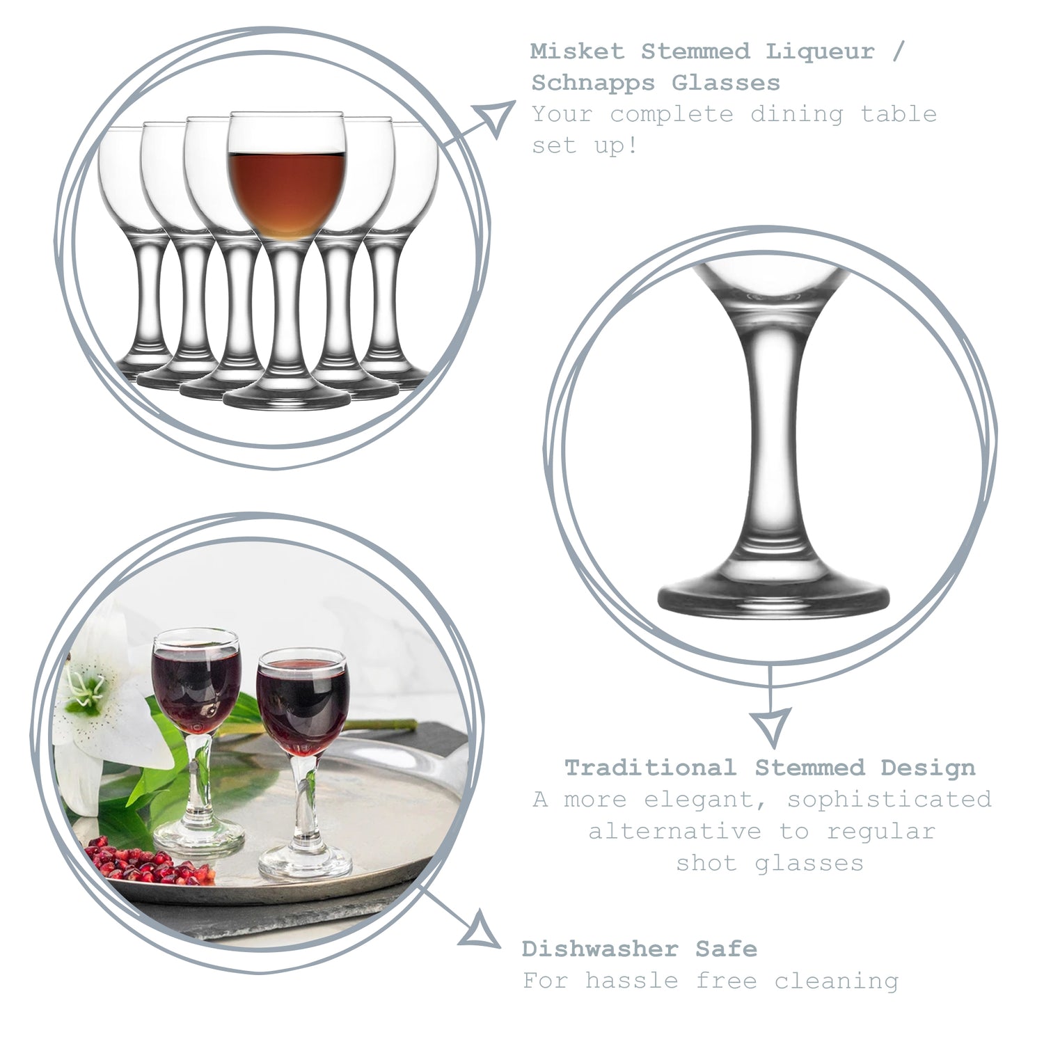 Misket Liqueur Glass - 55ml