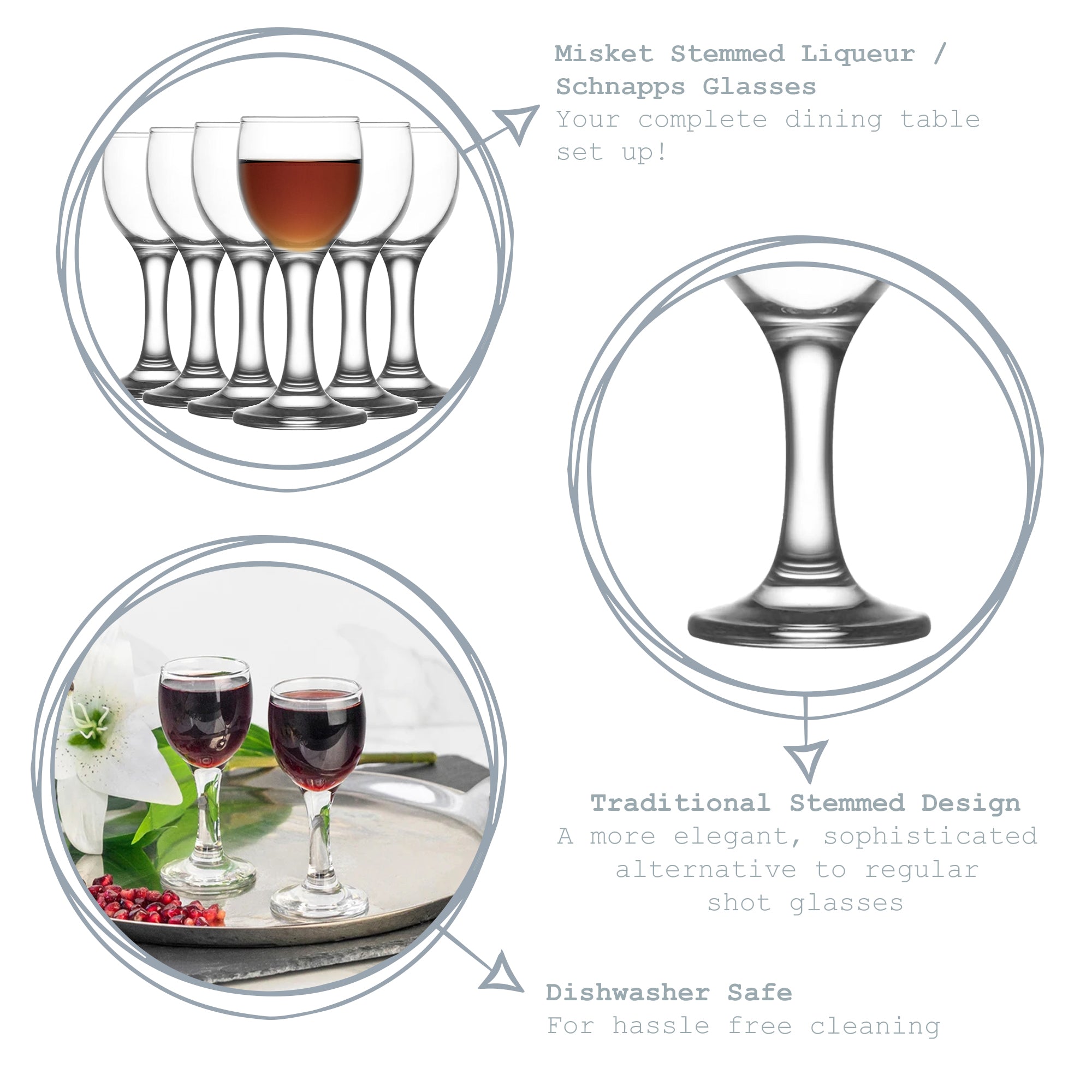 Misket Liqueur Glass - 55ml