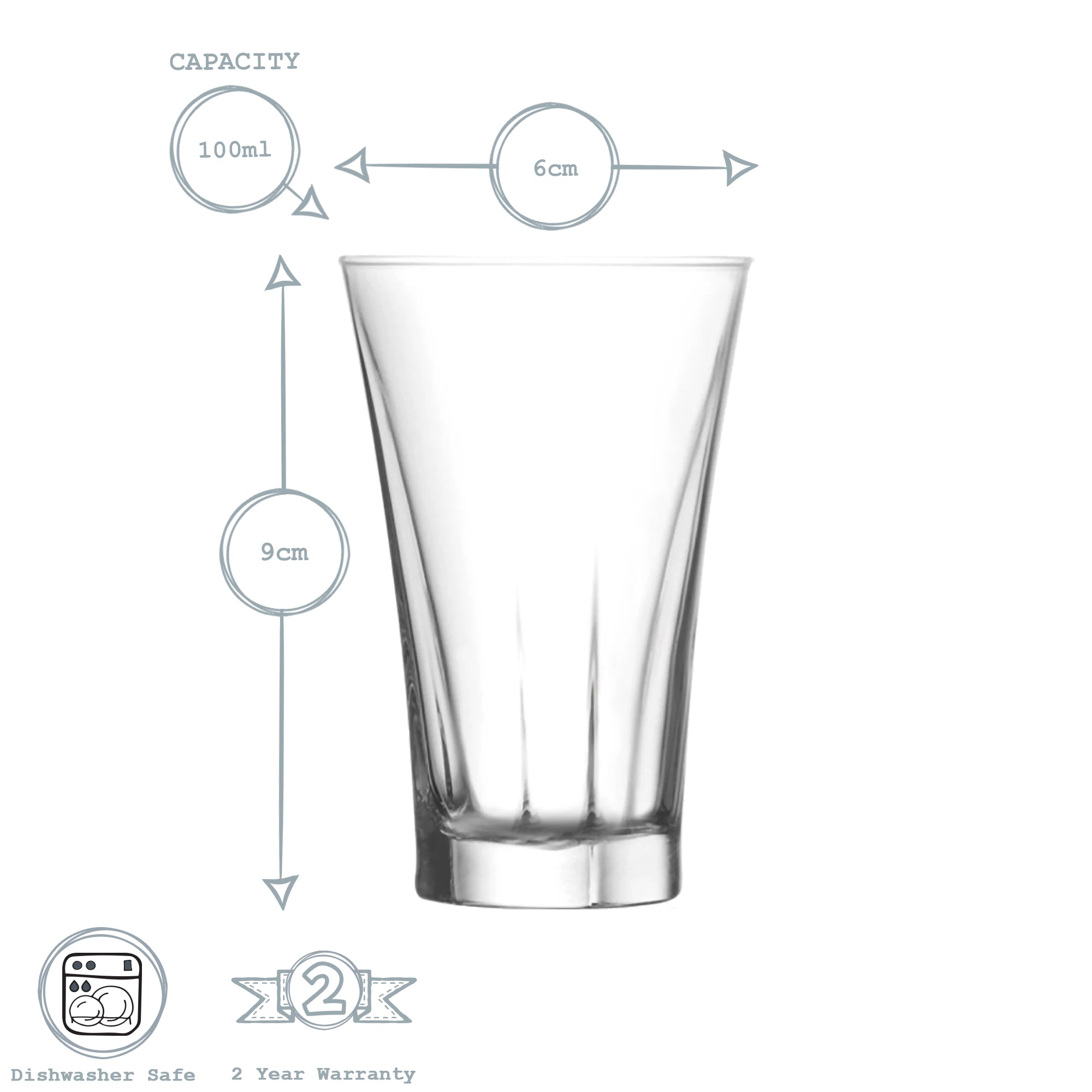 Truva Shot Glass - 100ml